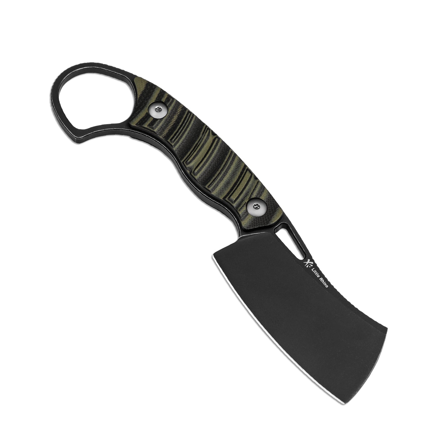 Little Rhino | D2 | G10 (Olive Green & Black) | 1065A3