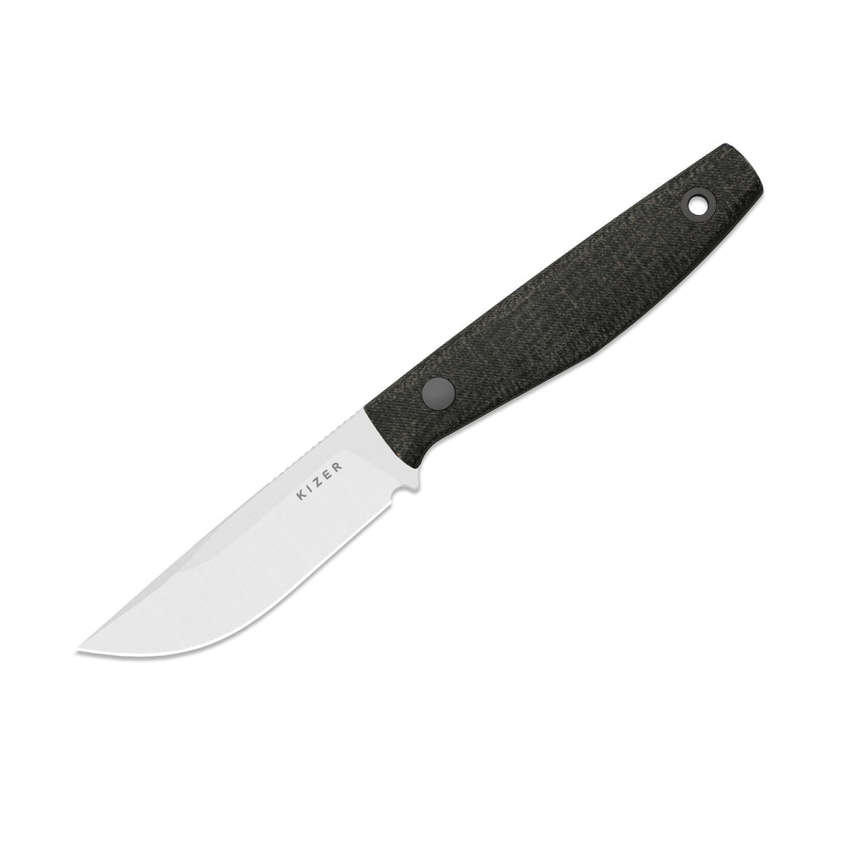 Dingo | Modified Drop Point | AEB-L | Micarta | Satin | KizerV™ 1121A2