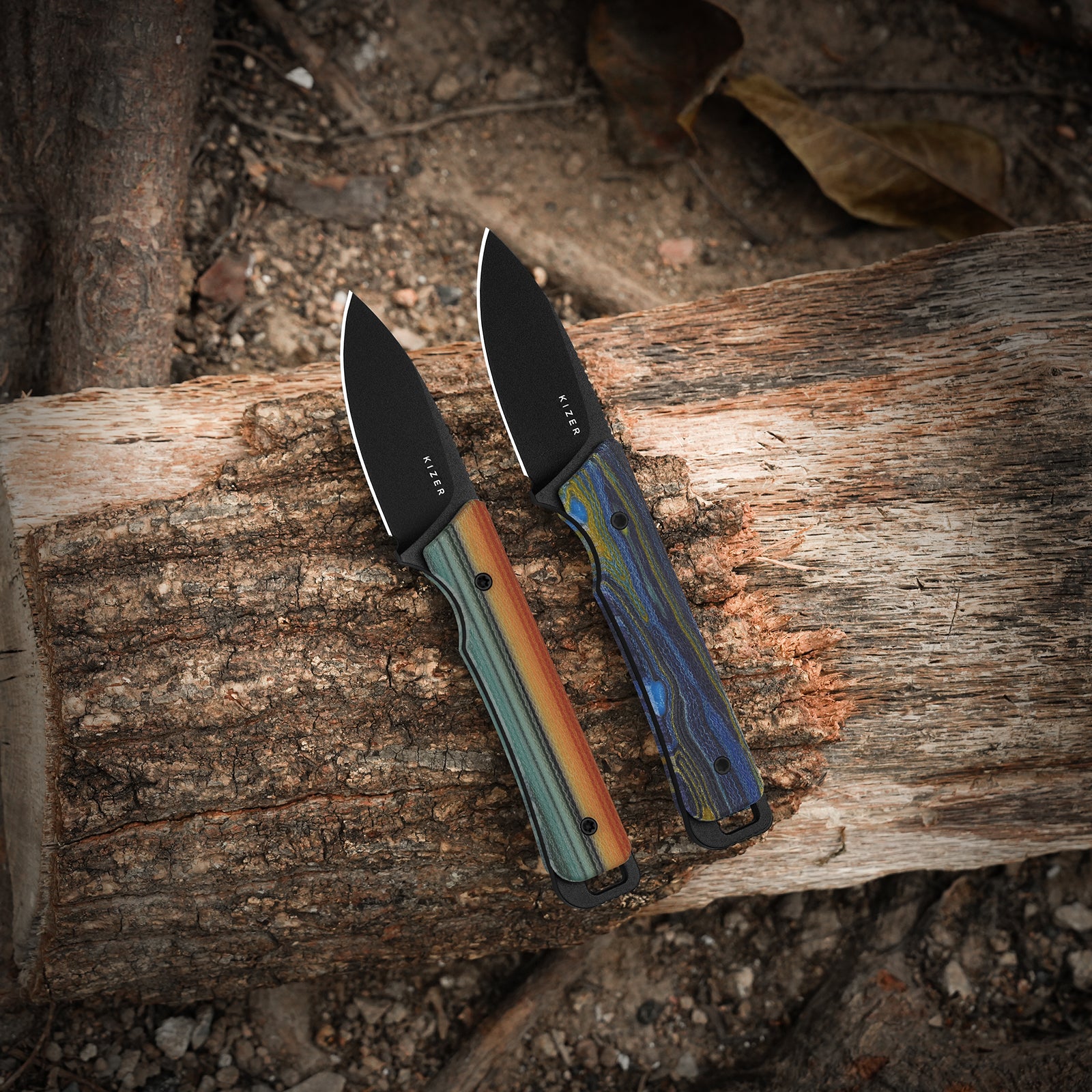 Whiskey Jack | G-CARTA (STARRY NIGHT 1) | Multiple Carry Options | Skeletonized Tang | CPM 10V | KizerB™ 1108A4