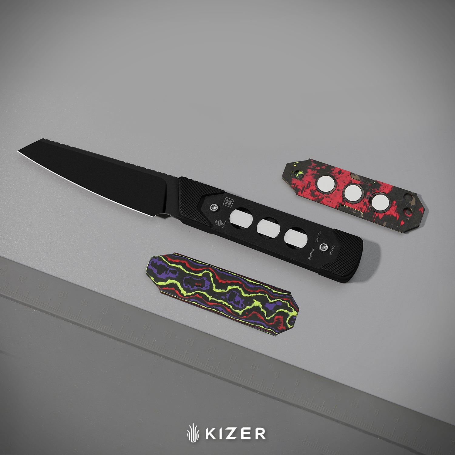 Hallow KwikSwap™ | Aluminium & Crystallized Titanium | S45VN | KizerB™ 1123A4