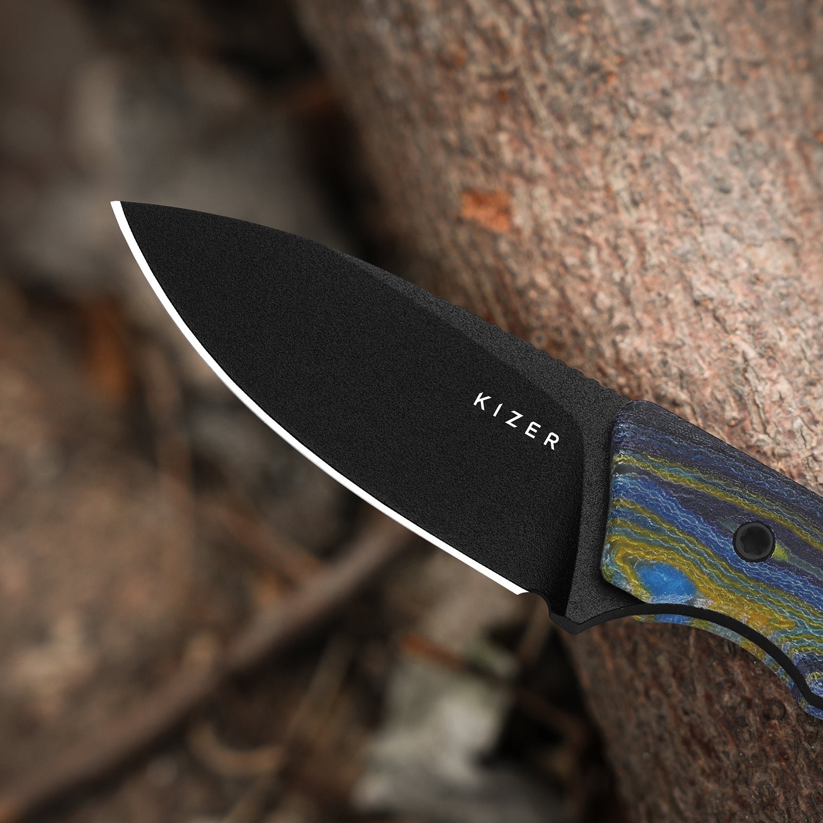Whiskey Jack | G-CARTA (STARRY NIGHT 1) | Multiple Carry Options | Skeletonized Tang | CPM 10V | KizerB™ 1108A4