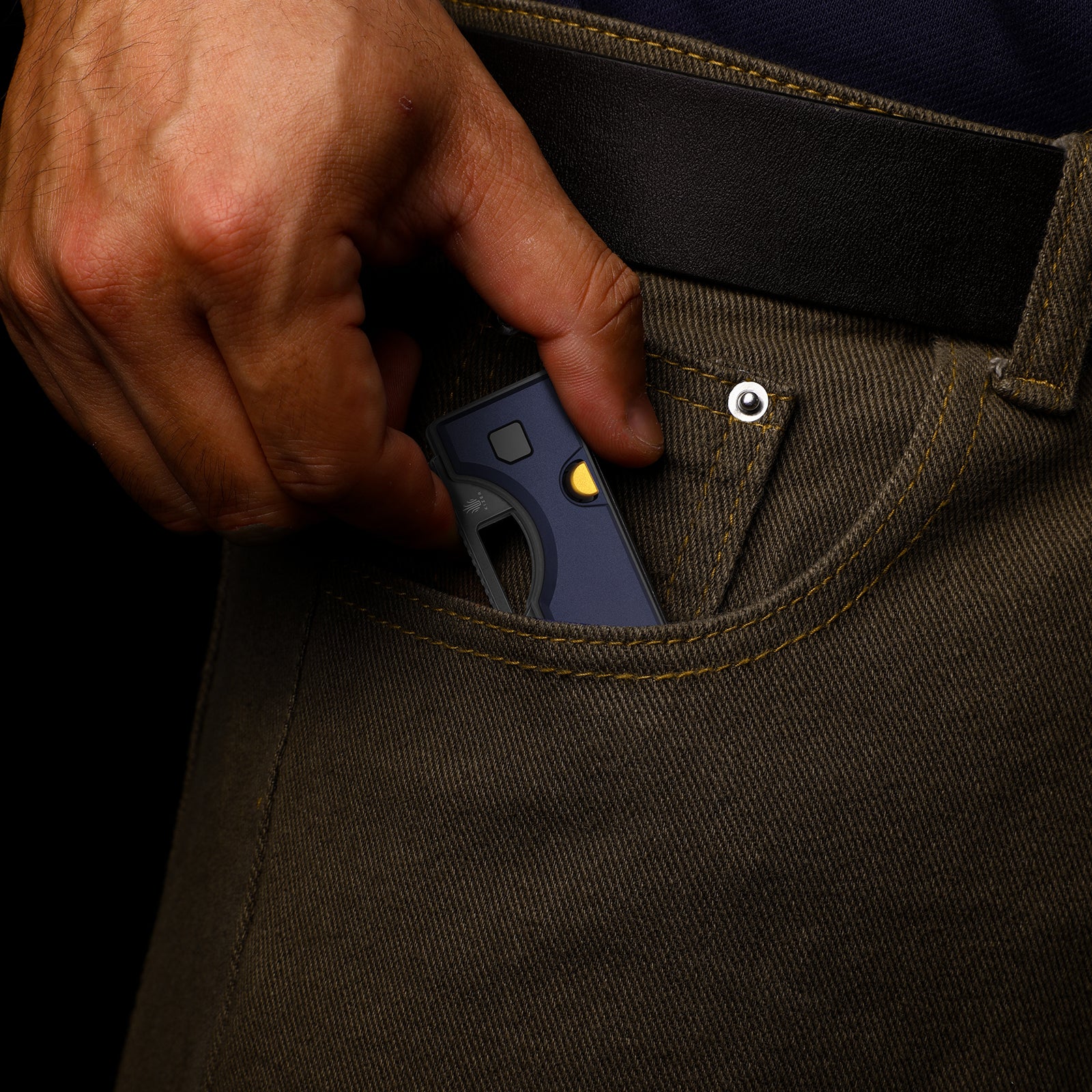 Little Ringbo | Kizer Button Liner Lock™ | Aluminum | AEB-L Satin | KizerV™ 3708A1