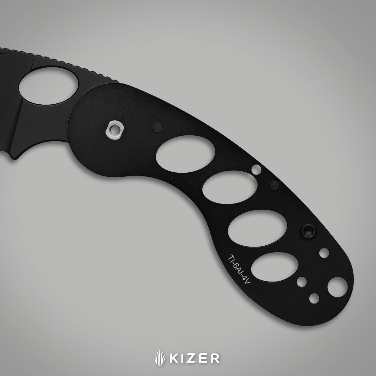 Microbe DSJ AirTi | Detent Slip Joint | vortex pattern micarta | 14C28N + Satin | KizerV™ 2742DSJA2