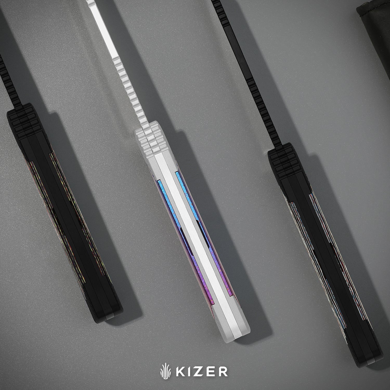 Hallow KwikSwap™ | Aluminium & Crystallized Titanium | S45VN | KizerB™ 1123A4
