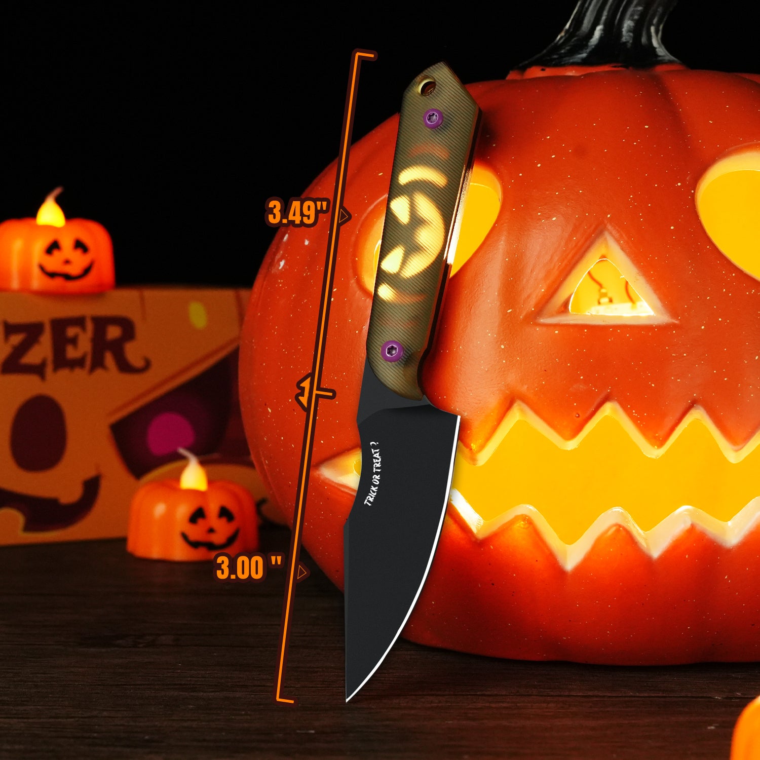 Halloween | Mini Harpoon | 3V Steel | PEI | KizerV™ 1040SHW1 | Limited