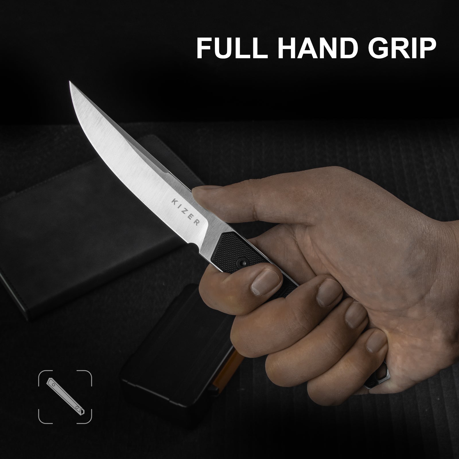 Kwaiken | Nitro-V | Black G10 | KizerV™ 1066A4