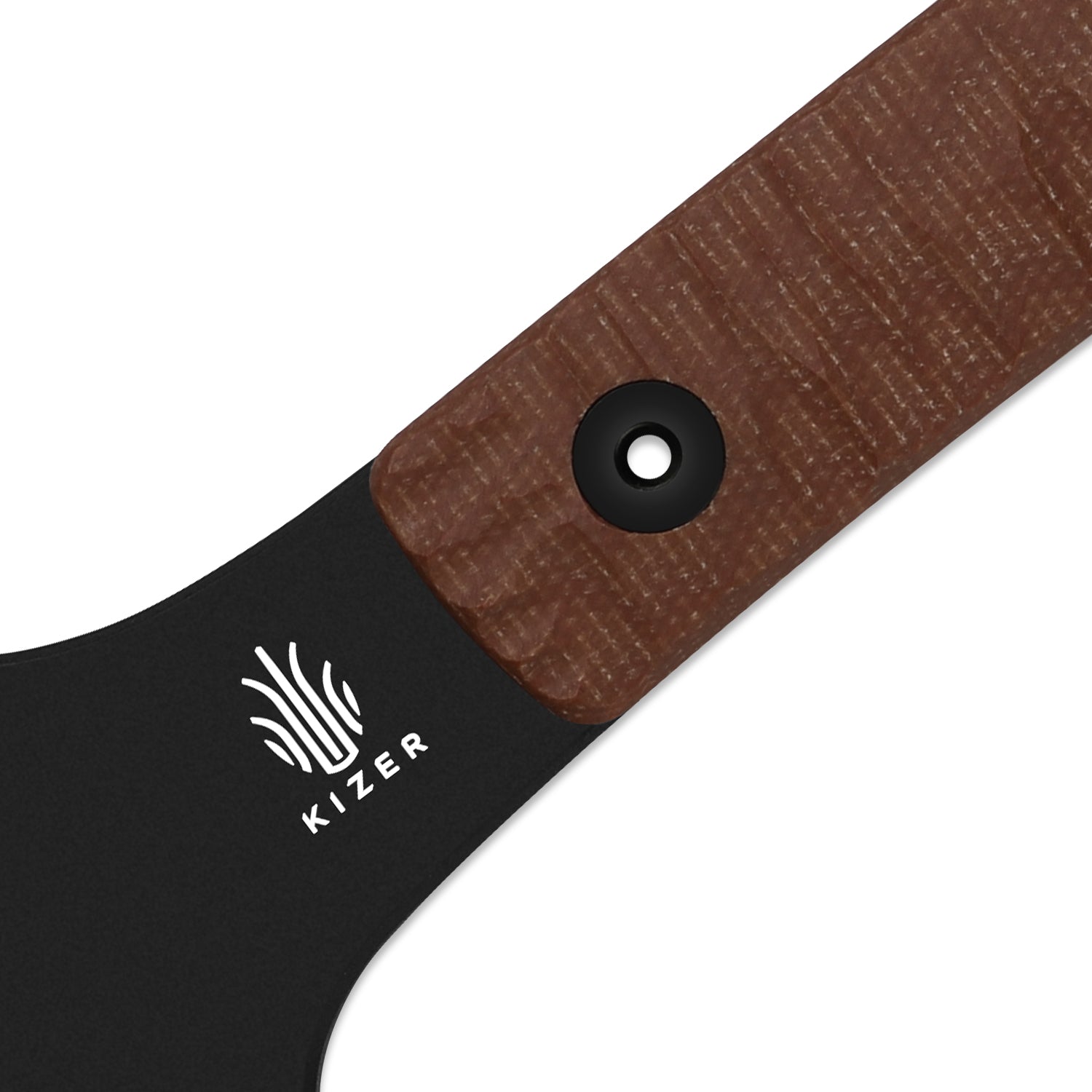 Urus | Lightweight Axe | 1095 | Black Coating | Micarta | Camping Outdoor Tool | KizerV™ 1073A1