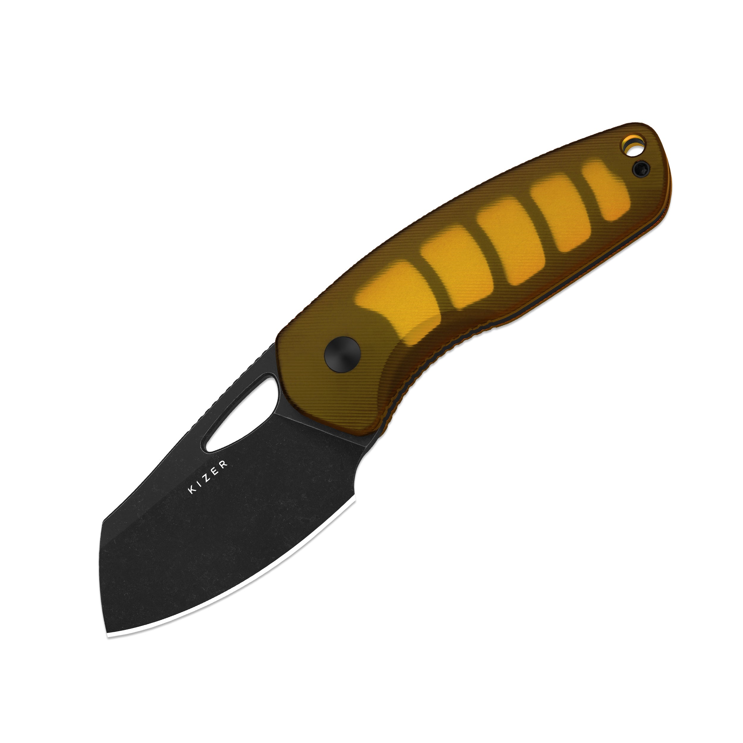 Hornet | Bee Belly Hollowed-out Handle | 14C28N | Fixed Blade | KizerV™ 1074A1
