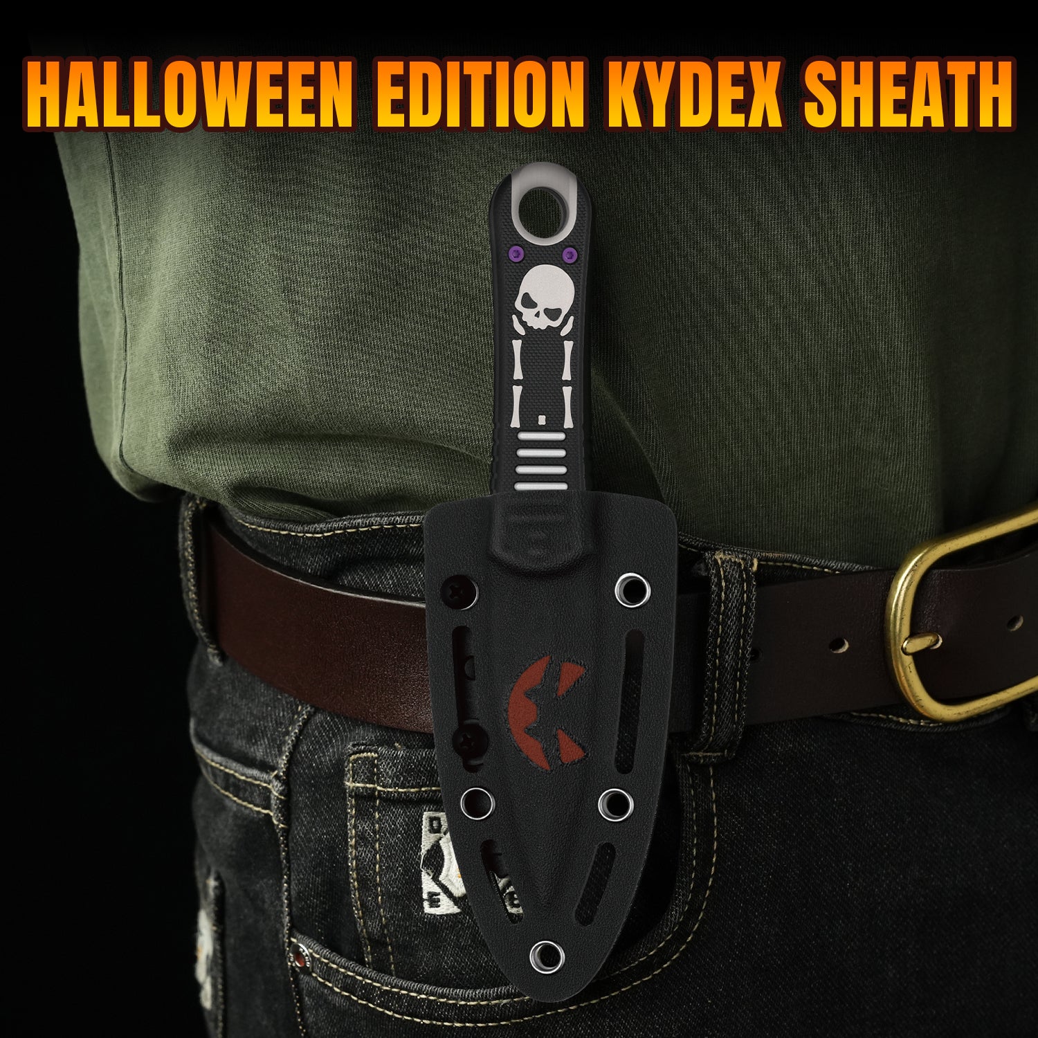 Halloween | Hidden Agenda | AEB-L | Aluminum & G10 | KizerV™ 1083HW1 | Limited
