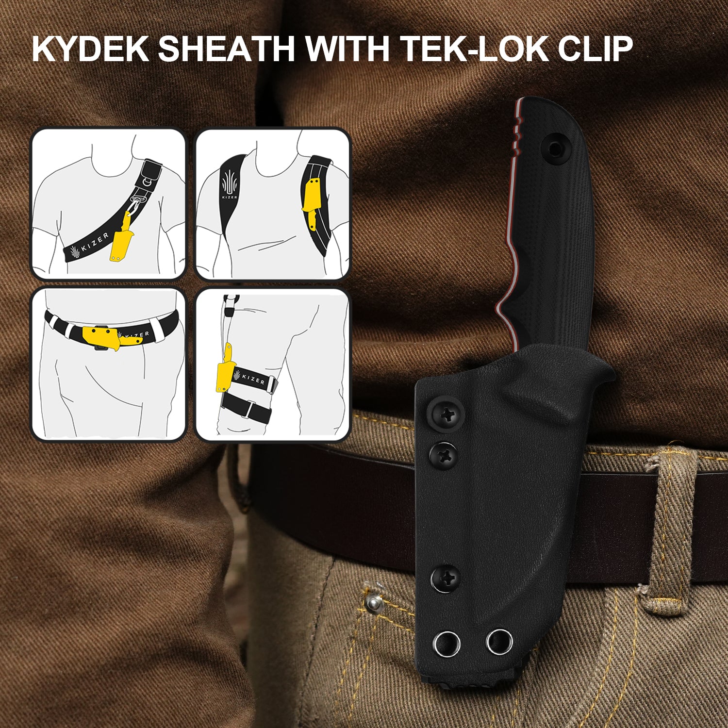 Snick | AEB-L | Two-Tone G10 | KizerV™ 1085A1