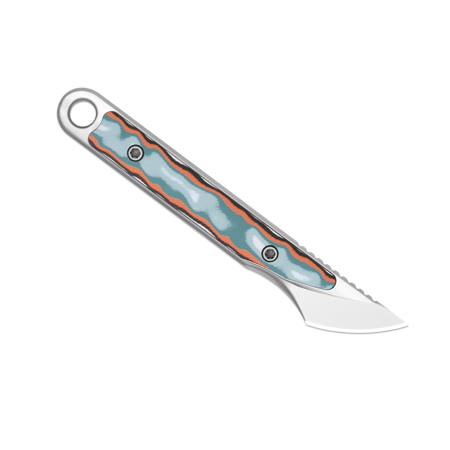 Cannoli | Kizer Fixed Blade | Vortex Pattern Micarta | AUS-10 | KizerV™ 1089A1
