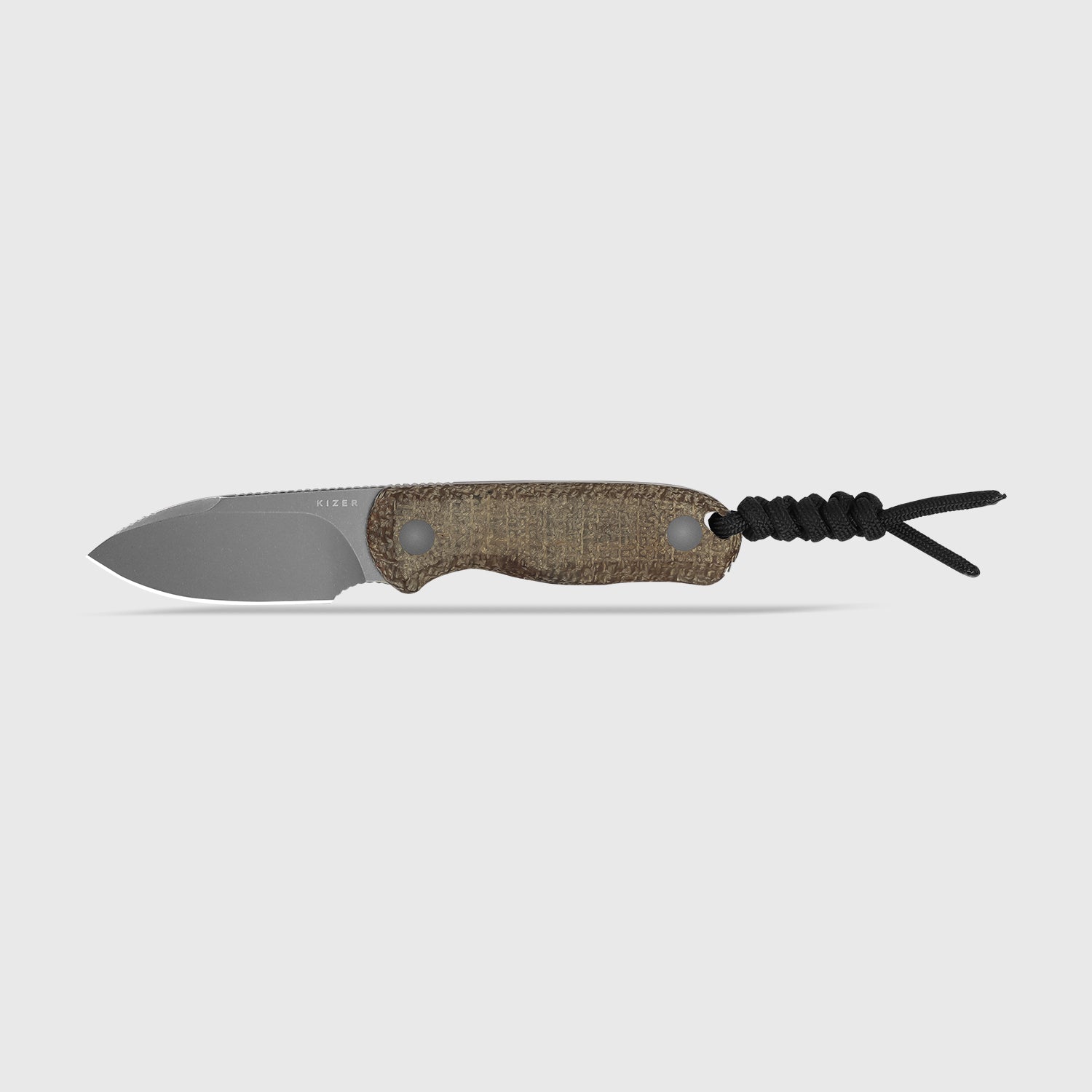 Drop Bear® Fix | 14C28N | Burlap Micarta | KizerV™ 1094A1
