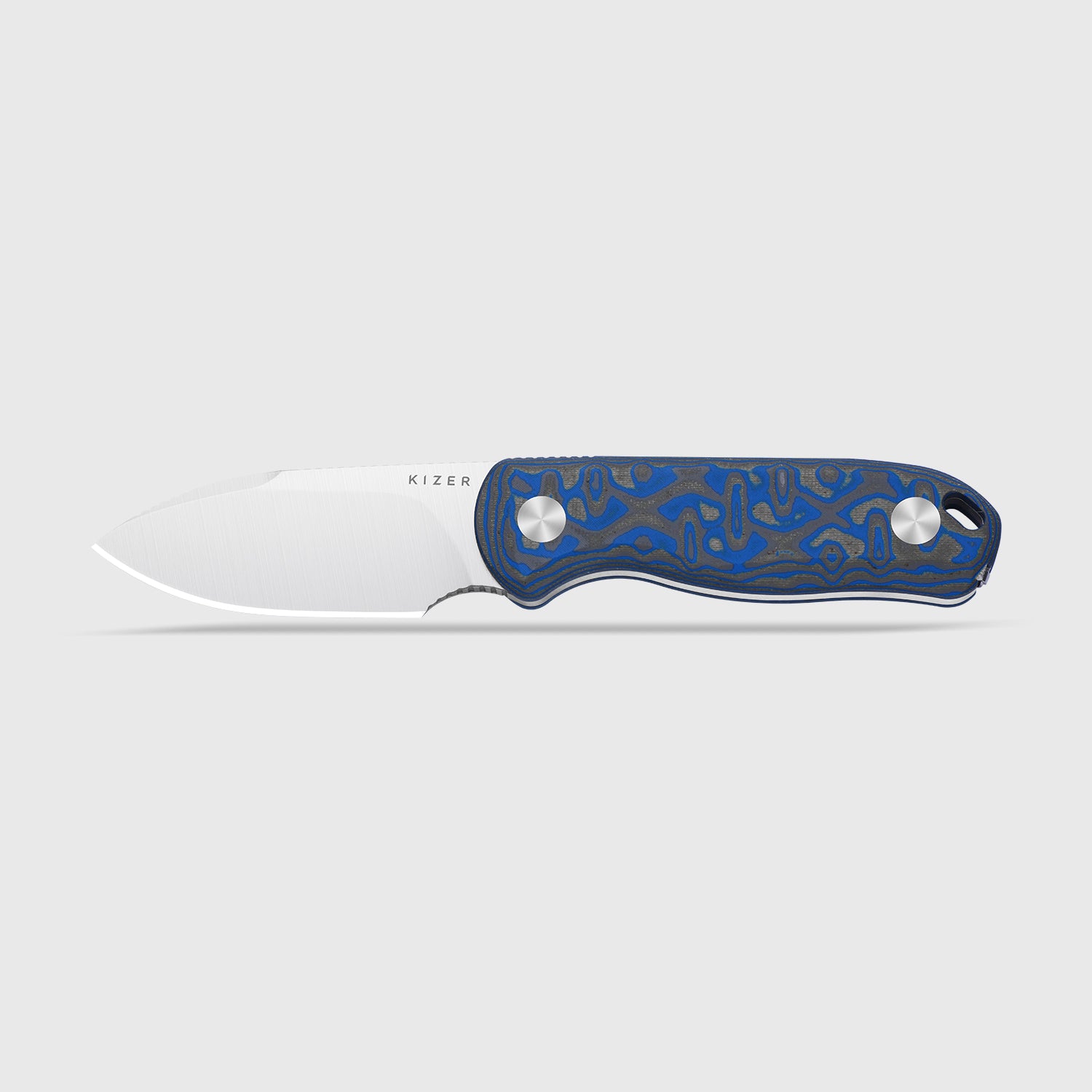 Drop Bear® Fix | Micarta With Vortex Pattern | 14C28N | KizerV™ 1094PR1