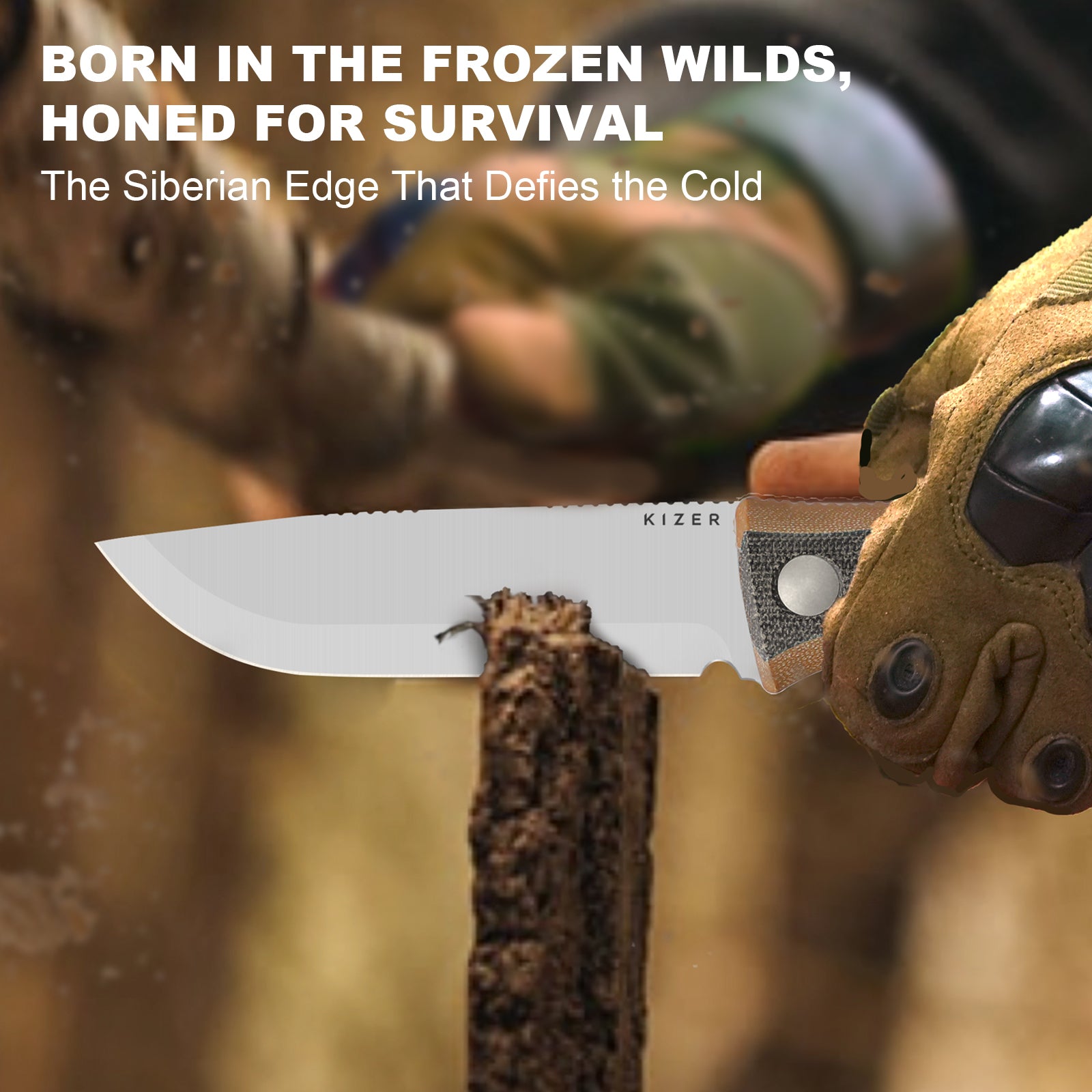 Polaris | AEB-L | Micarta & G10 | KizerV™ 1100A1