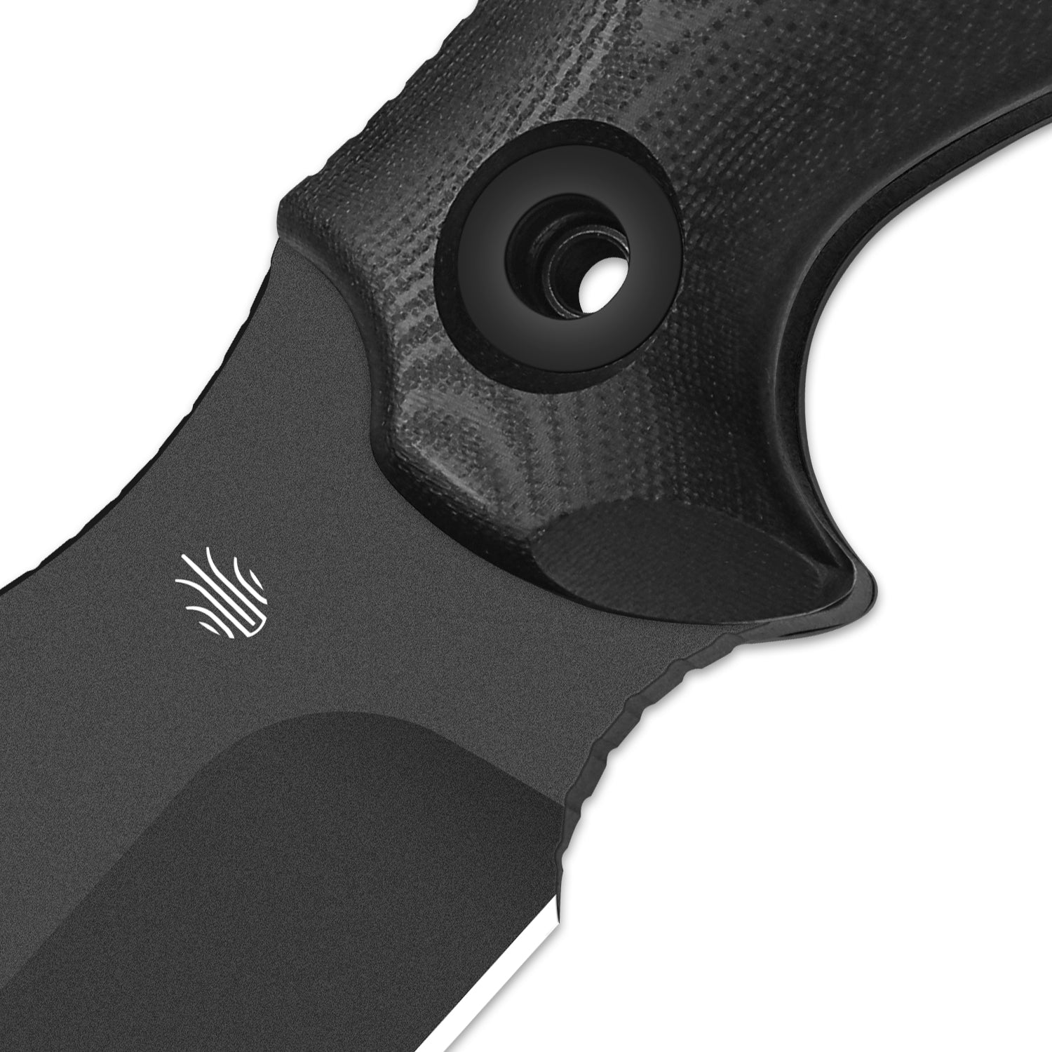 Sheepdog® Survival | 5.5mm x 5.28" | Hammer Pommel & Bow Drill Divot | Black Coated 1095 Steel | KizerV™ 1105A3