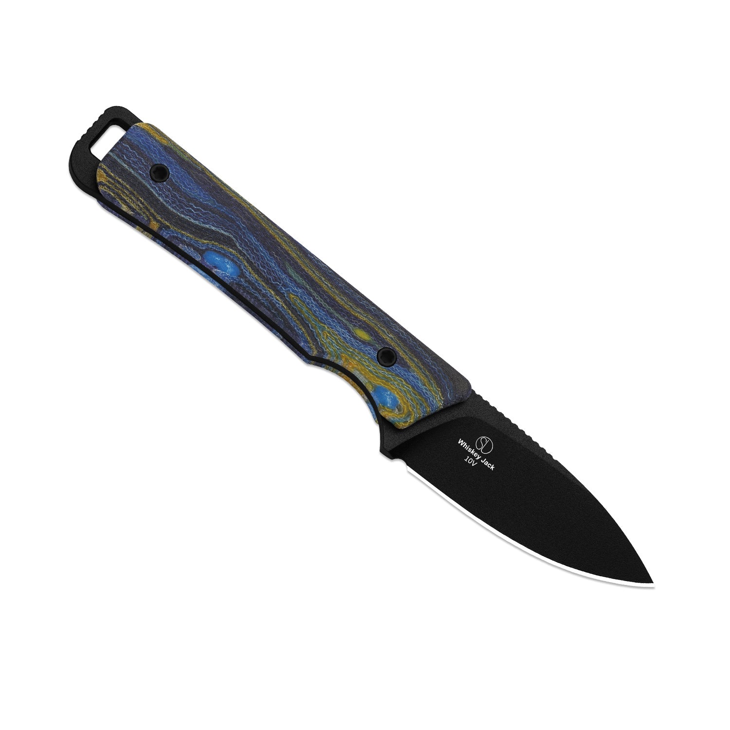 Whiskey Jack | G-CARTA (STARRY NIGHT 1) | Multiple Carry Options | Skeletonized Tang | CPM 10V | KizerB™ 1108A4
