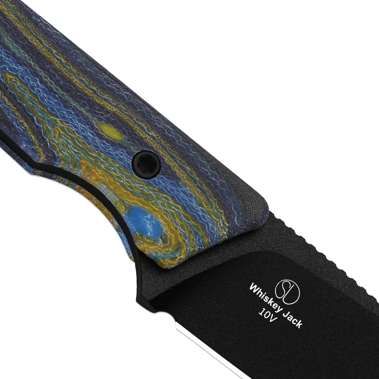 Whiskey Jack | G-CARTA (STARRY NIGHT 1) | Multiple Carry Options | Skeletonized Tang | CPM 10V | KizerB™ 1108A4