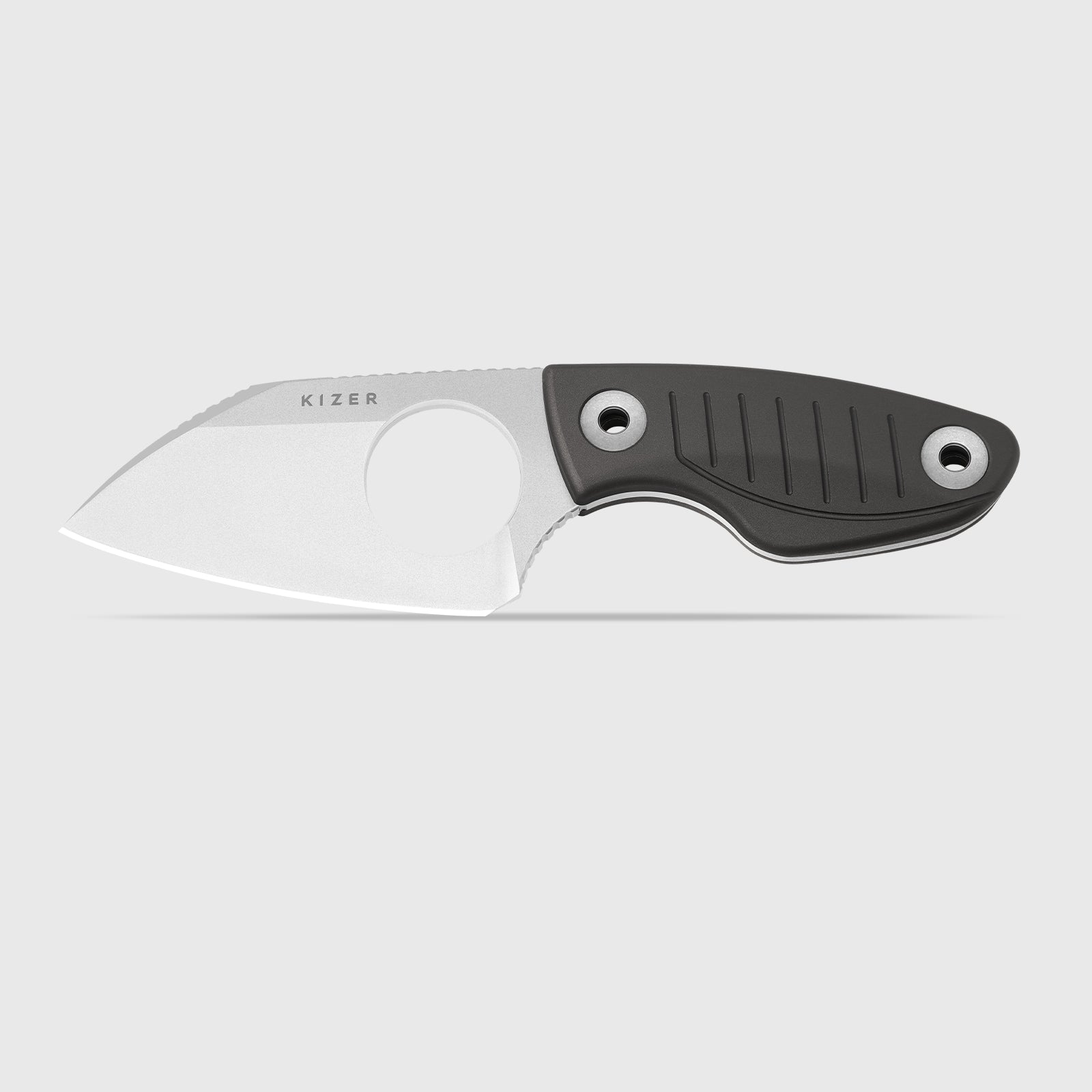 Nightjar | Japan AICHI AUS-10 Steel | Sheepfoot Fixed Blade | Aluminum | KizerV™ 1114A2