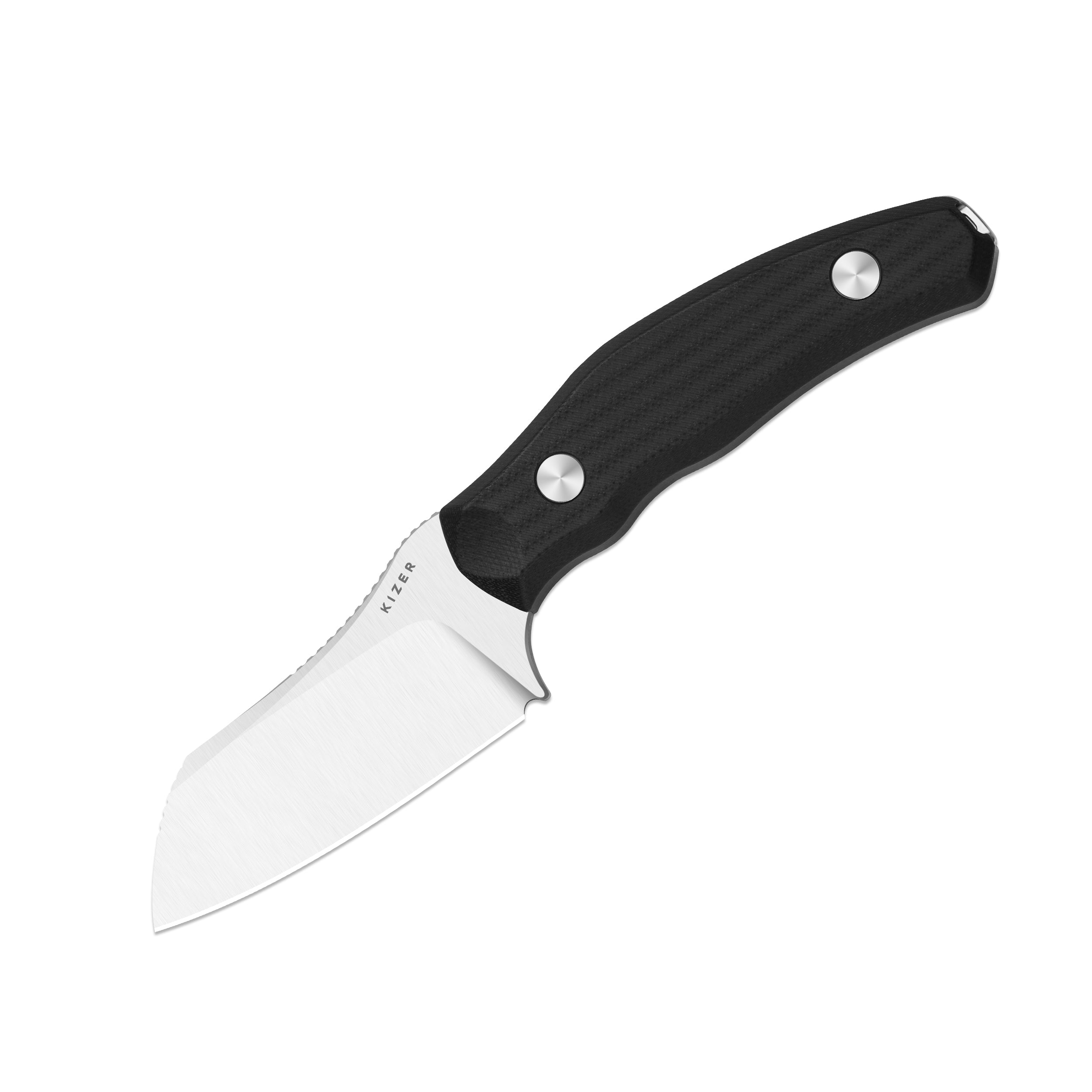 Bulldog Fix | One-Piece G10 Handle | 14c28n | Fixed Blade | KizerV™ 1116A1