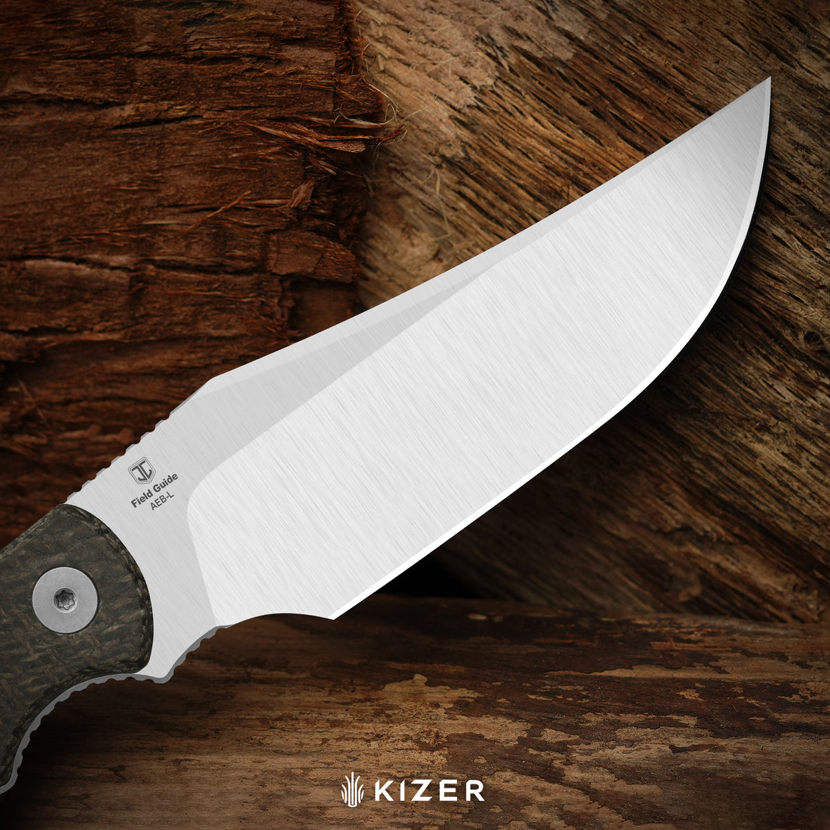 Field Guide | Trailing Point | AEB-L | Satin | Norplex UltreX™ Micarta | KizerV™ 1117A1