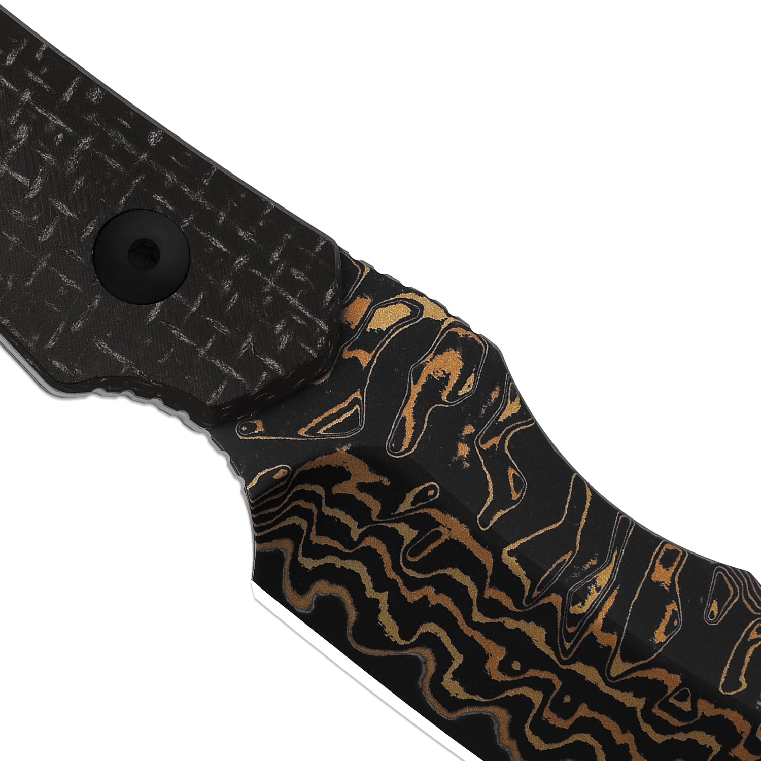 Bone | Copper Damascus + Acid-Washed | Micarta | KizerB™ 1122A2