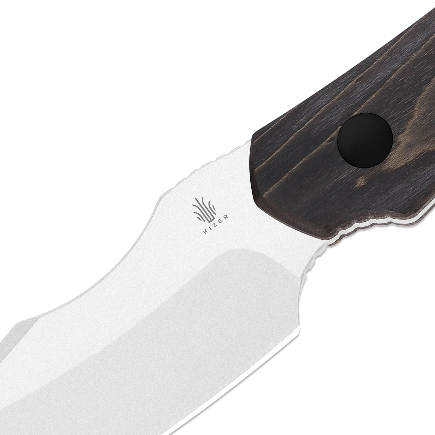 Bone | AEB-L + Stonewashed | Stabilized Wood | KizerV™ 1122A4