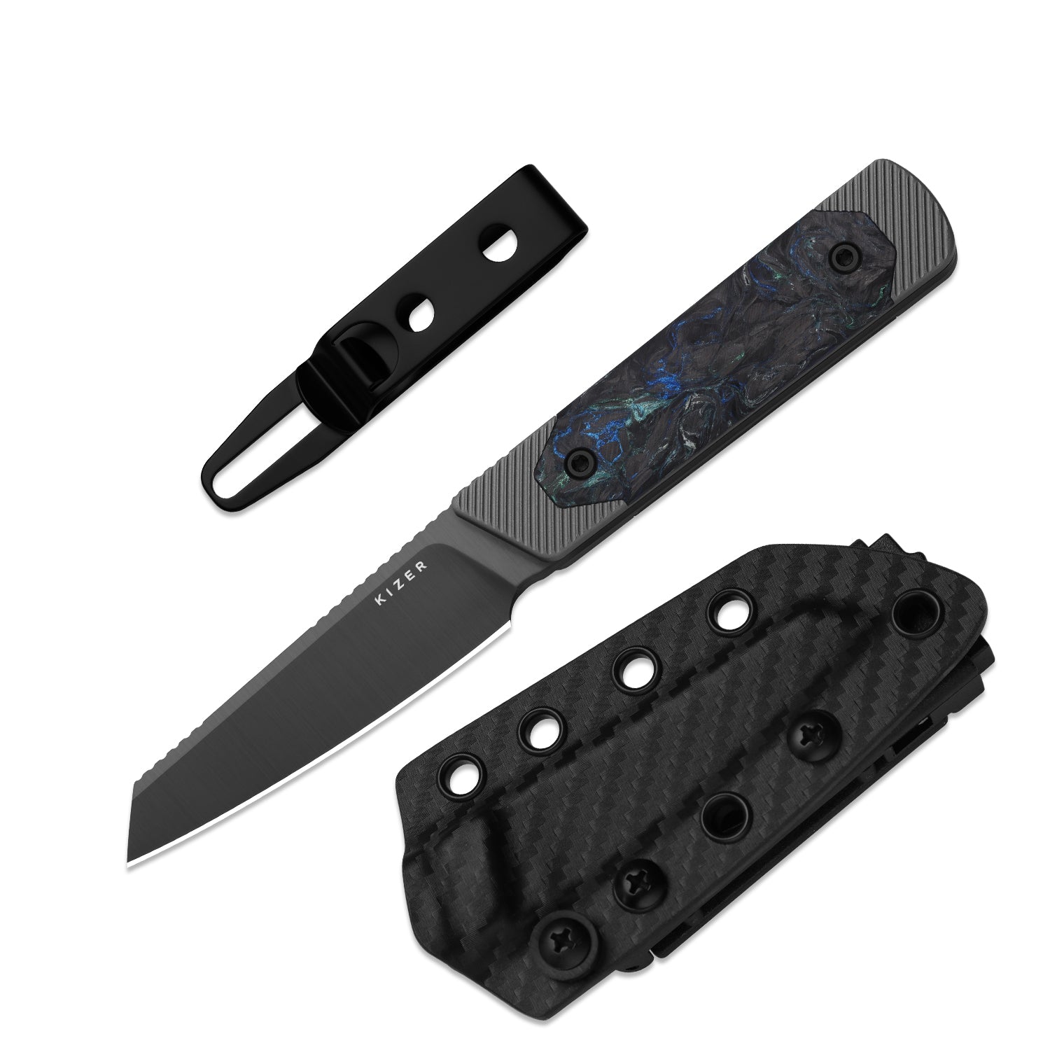 Hallow | Aluminium + Carbon Fiber | CPM 10V | KizerB™ 1123A2