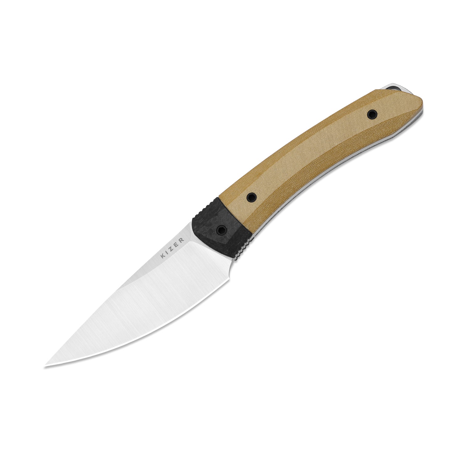 Momo Fix 3 | Norplex UltreX™ Micarta & Carbon Fiber | S35VN | KizerB™ 1124A2