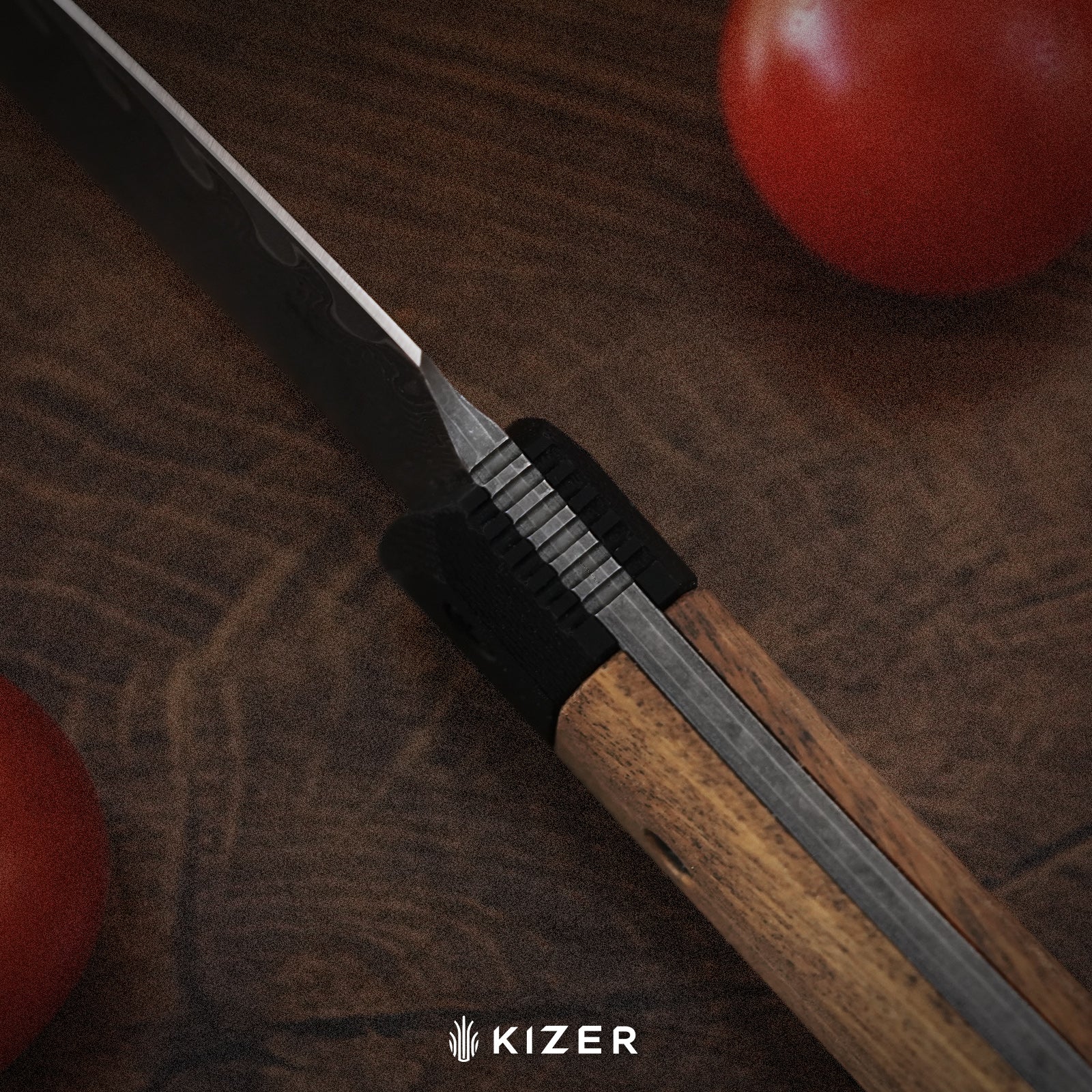 Momo Fix 3 | Takefu VG-10 Damascus | Mkuruti Wood & G10 | KizerB™ 1124A1