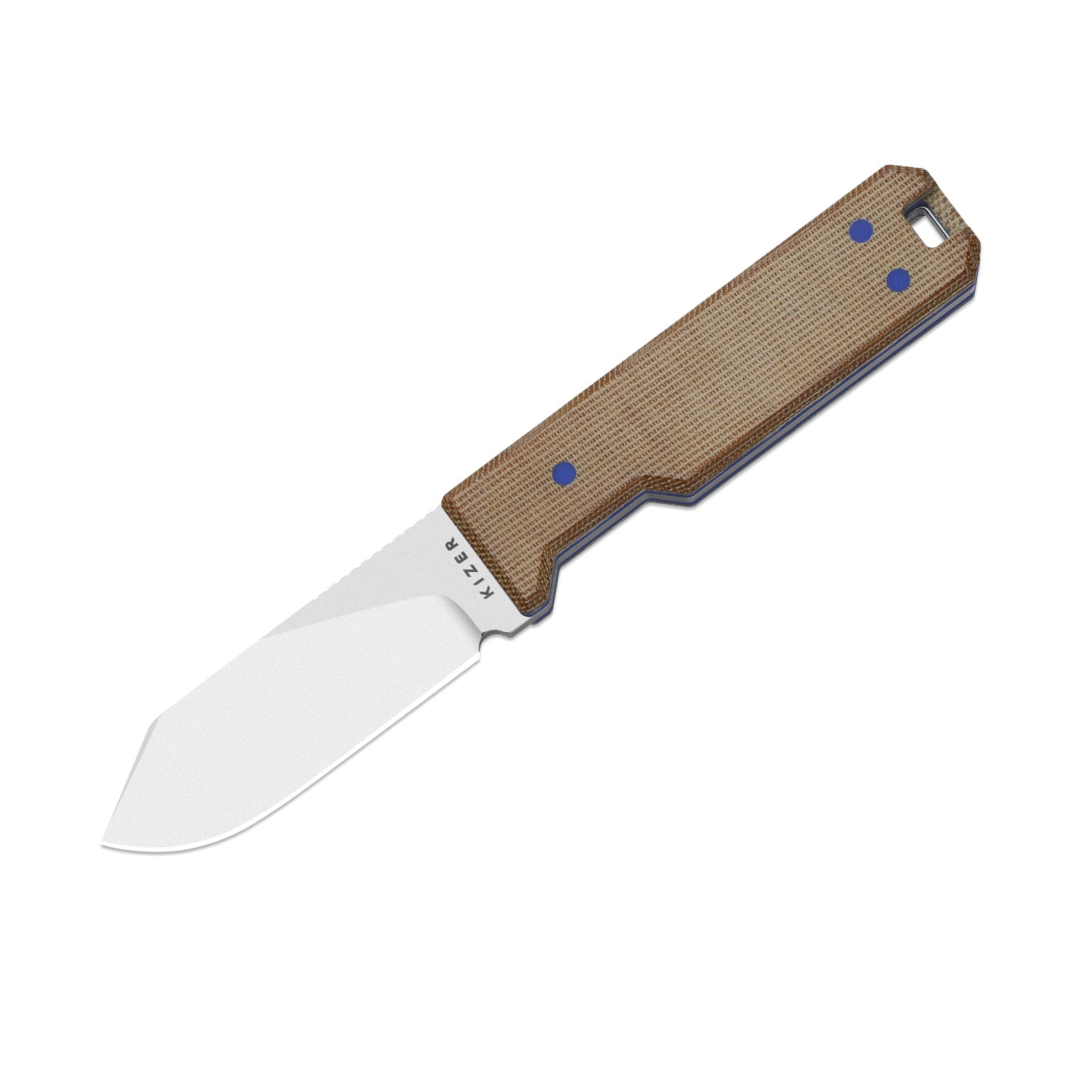 Abrams | Jordan Scolman's Design | Norplex UltreX™ Micarta & G10 | Spey Point | 14C28N | KizerV™ 1133A2