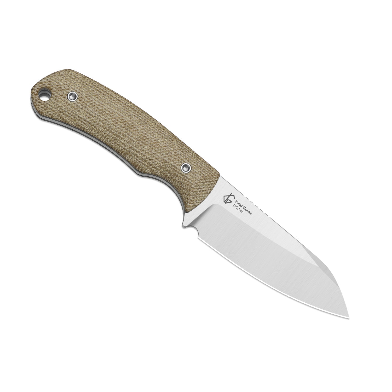 Field Mouse | 14C28N | Norplex UltreX™ Micarta | Fixed Blade | KizerV™ 1135A4