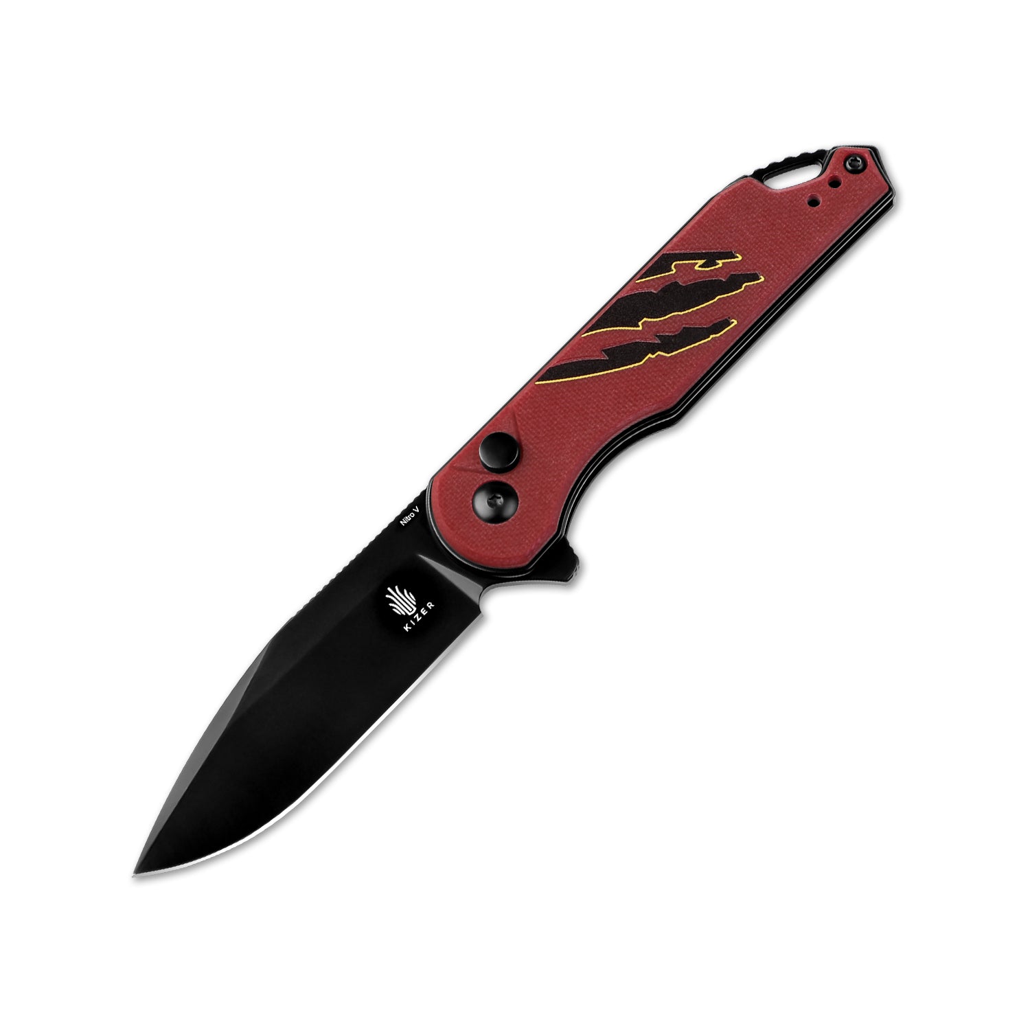 Kizer Assassin Folding Knife Smoky Mountain Knife Works Exclusive - KizerV™ 3549E2