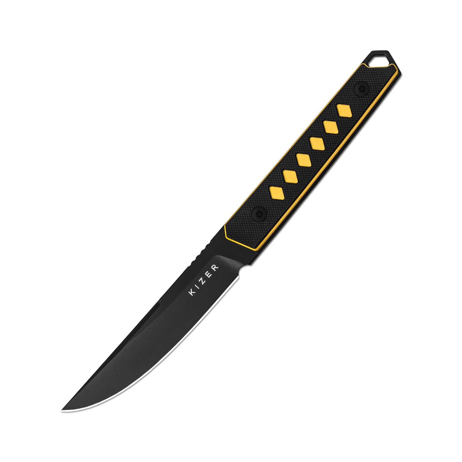 Kwaiken | Nitro-V | Black & Yellow G10 | KizerV™ 1066A3