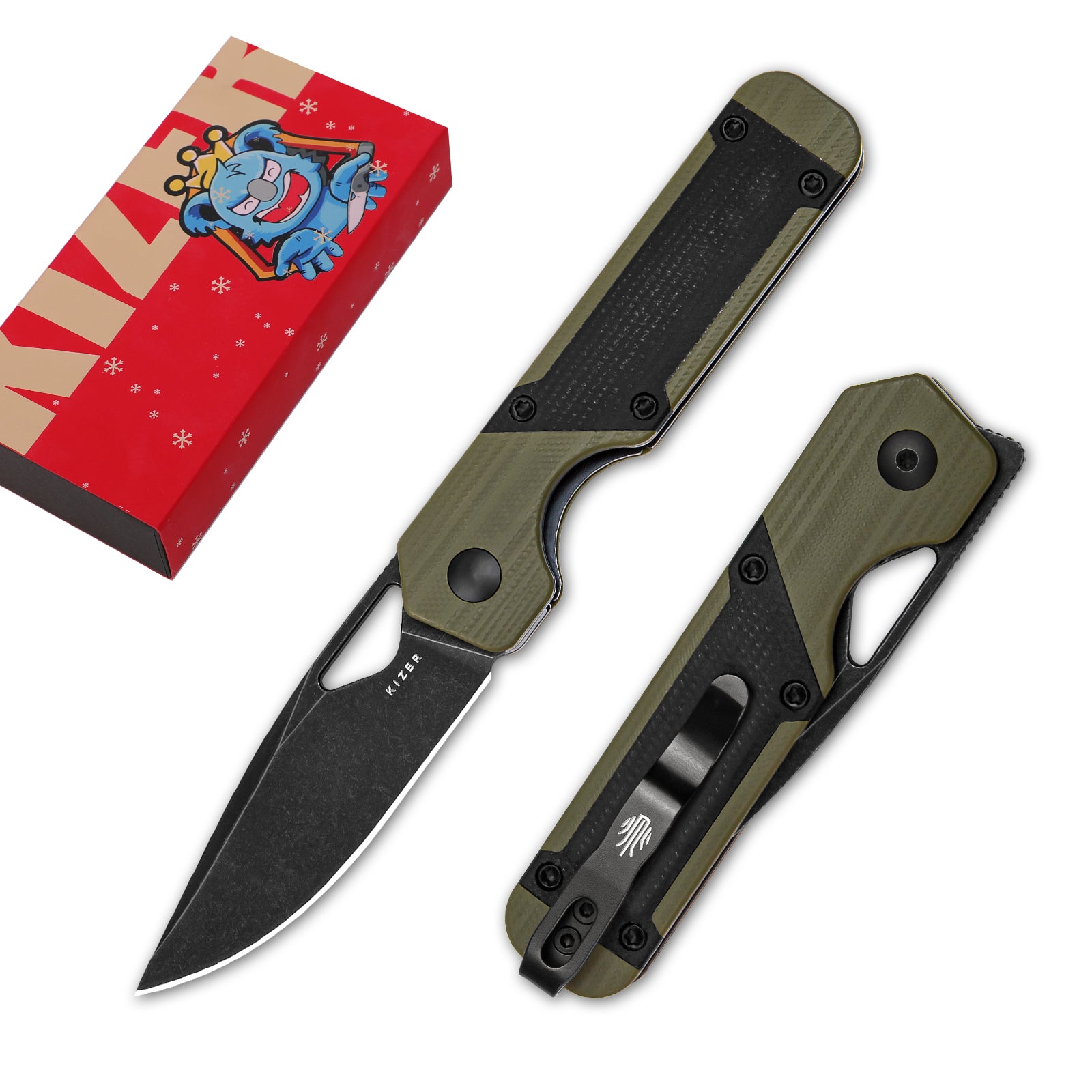 Mini Militaw® | Nitro-V | G10+Micarta | KizerV™ 3634SA5