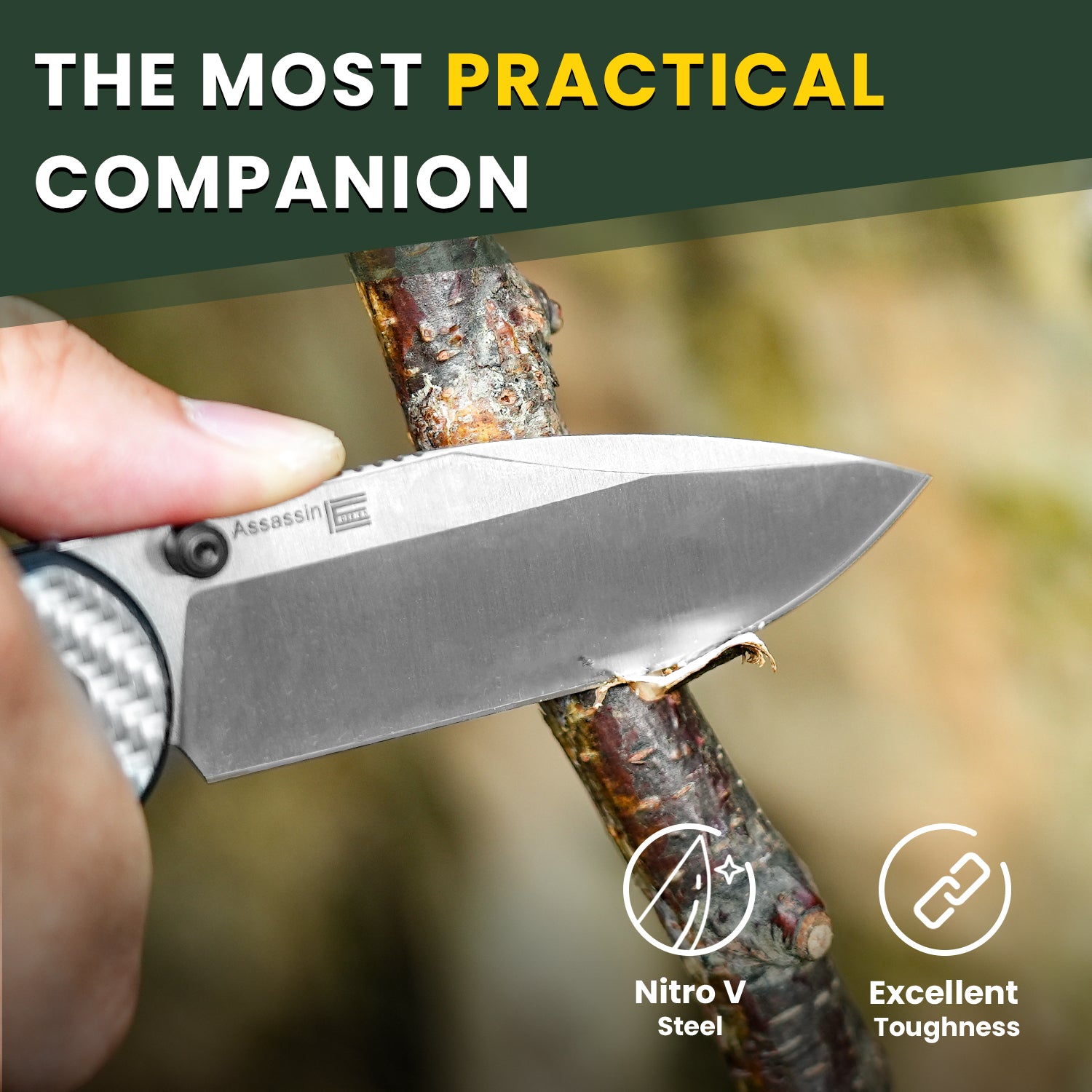 Assassin | Nitro-V | G10 Carbon Fiber | V3549A3