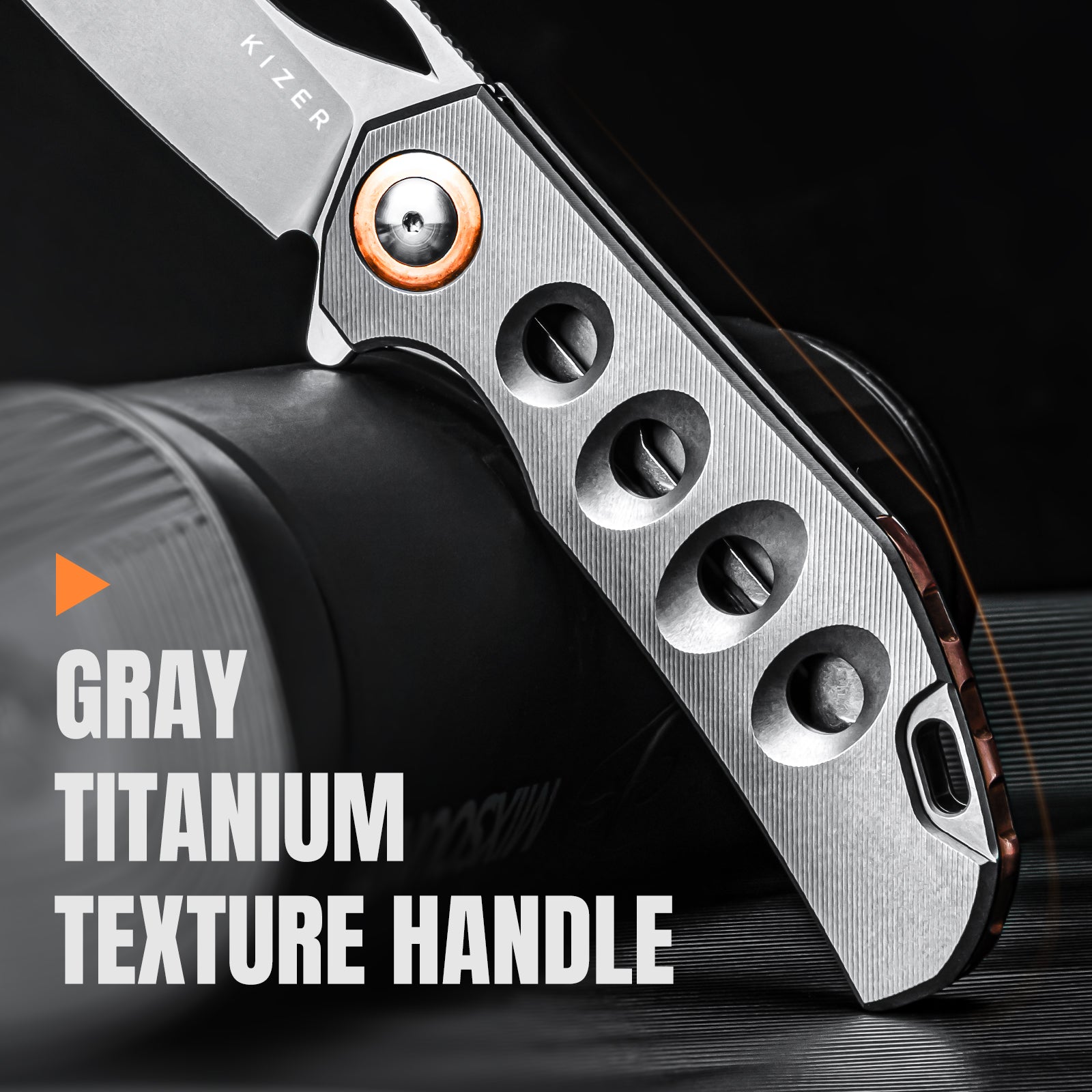 Hawk | S45VN | Titanium | Ki4683A2