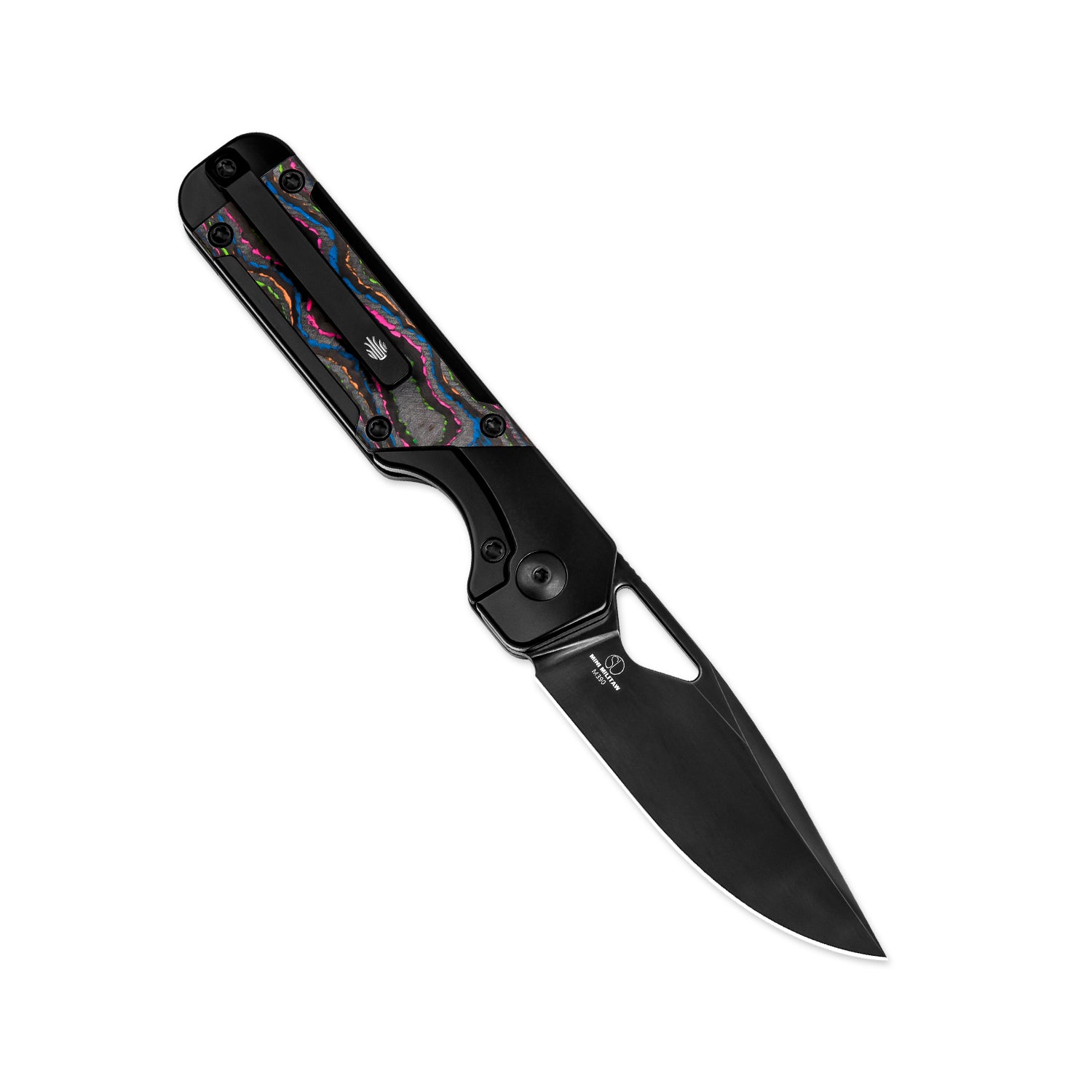 Mini Militaw® | M390 | Titanium+Camo Carbon| DLC | KizerB™ 3634SA1