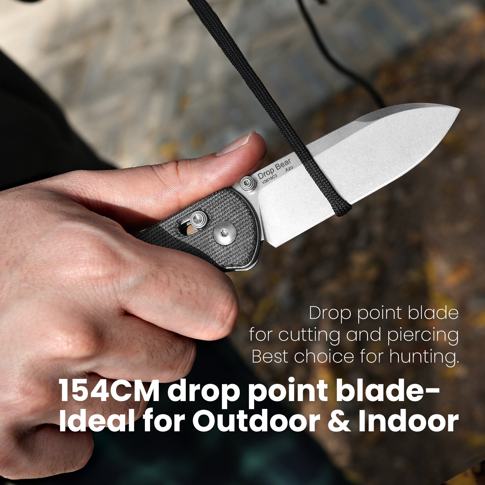 Drop Bear® | 154CM | Micarta | KizerV™ 3619C4