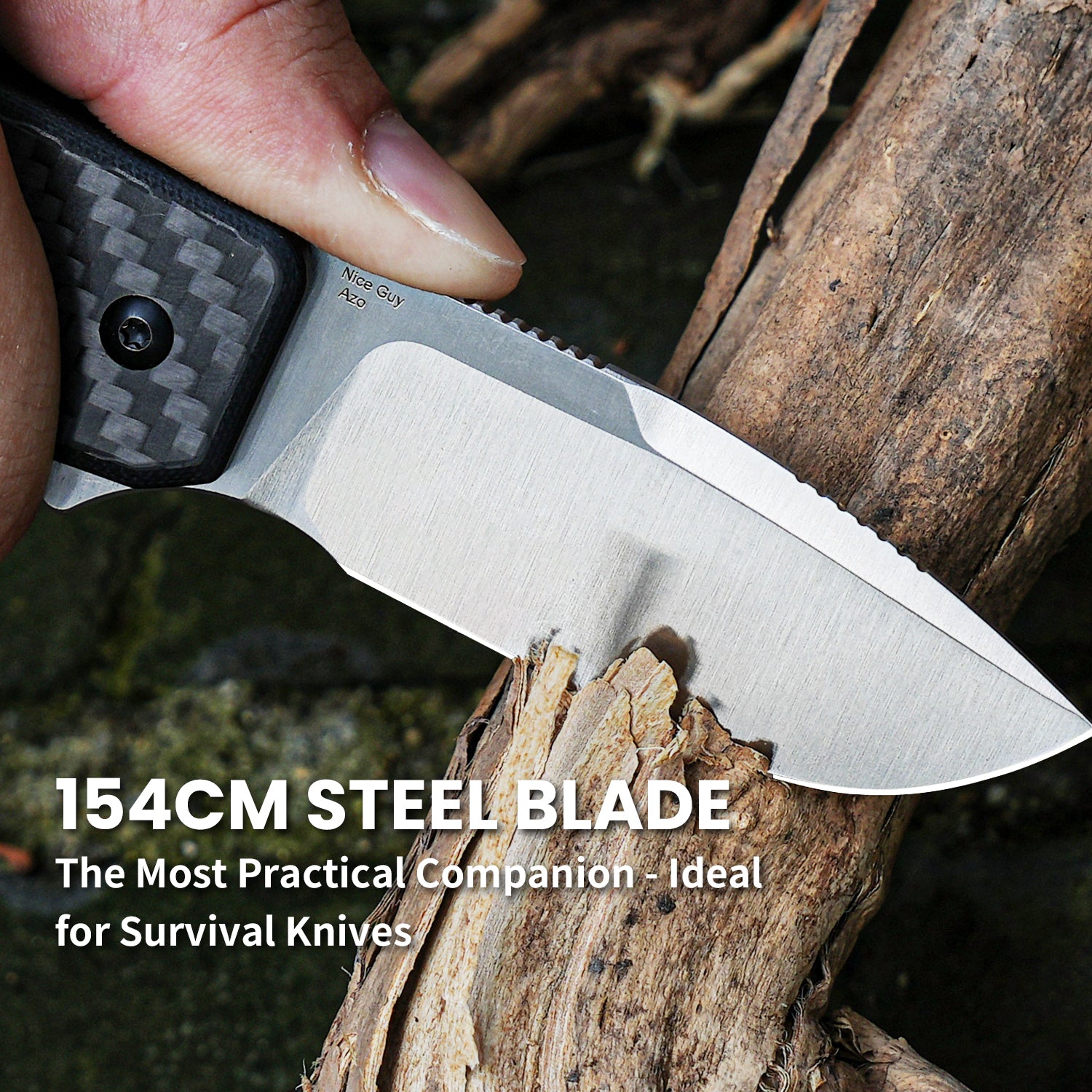 Nice Guy | 154CM | G10 Carbon Fiber | V3011C1