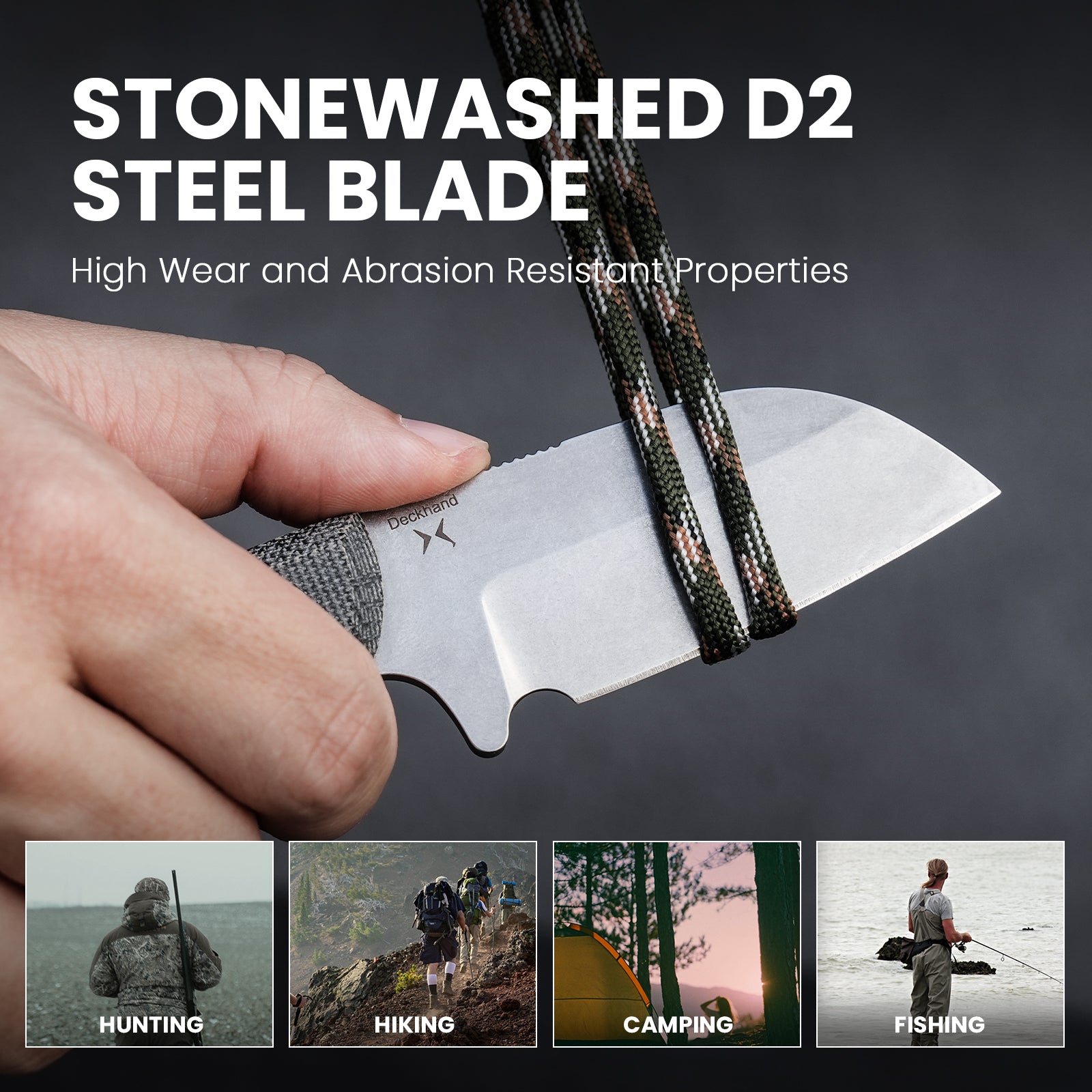 Deckhand | D2 | G10+Micarta | 1062A1