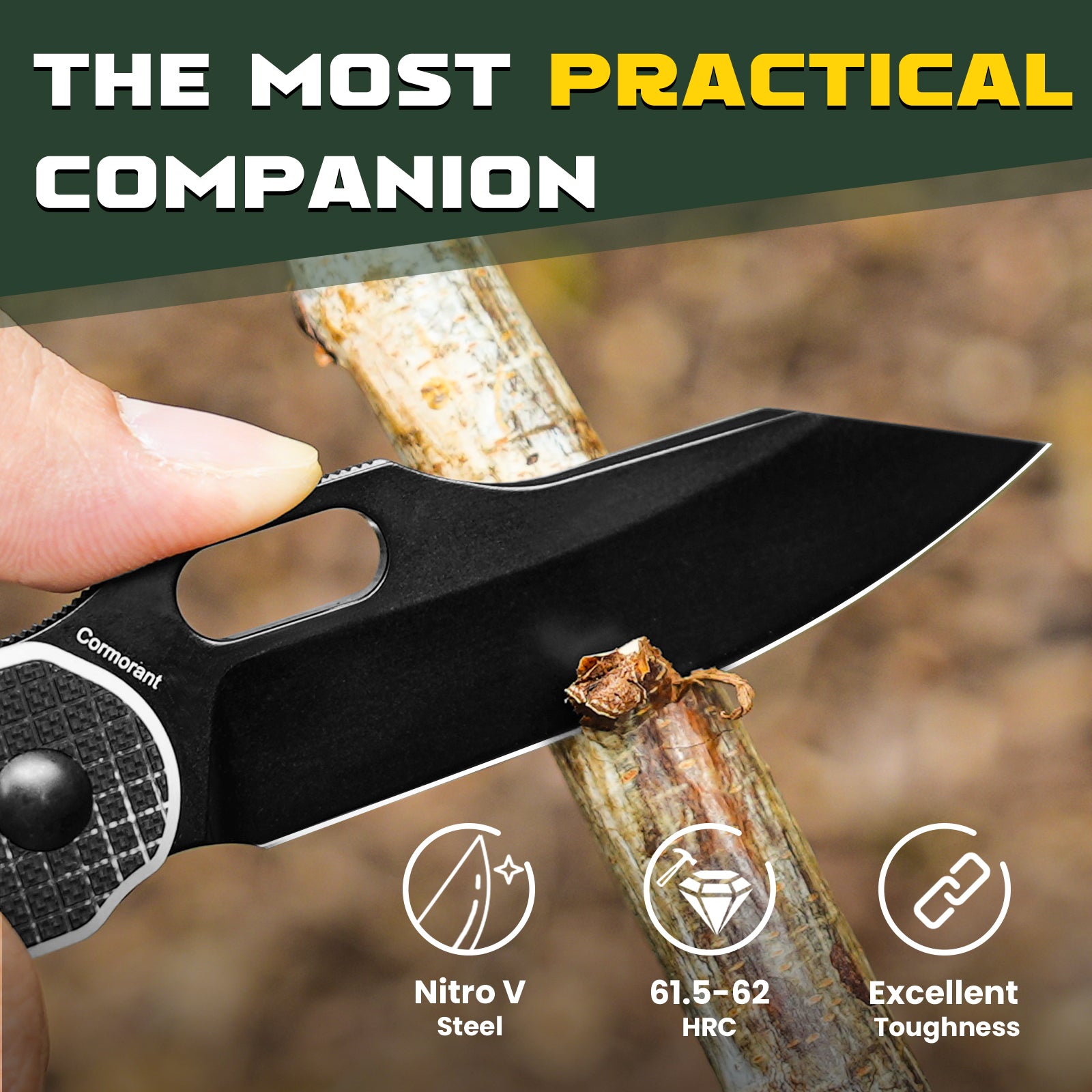 Cormorant | Nitro-V | G10 | KizerV™ 4562A1