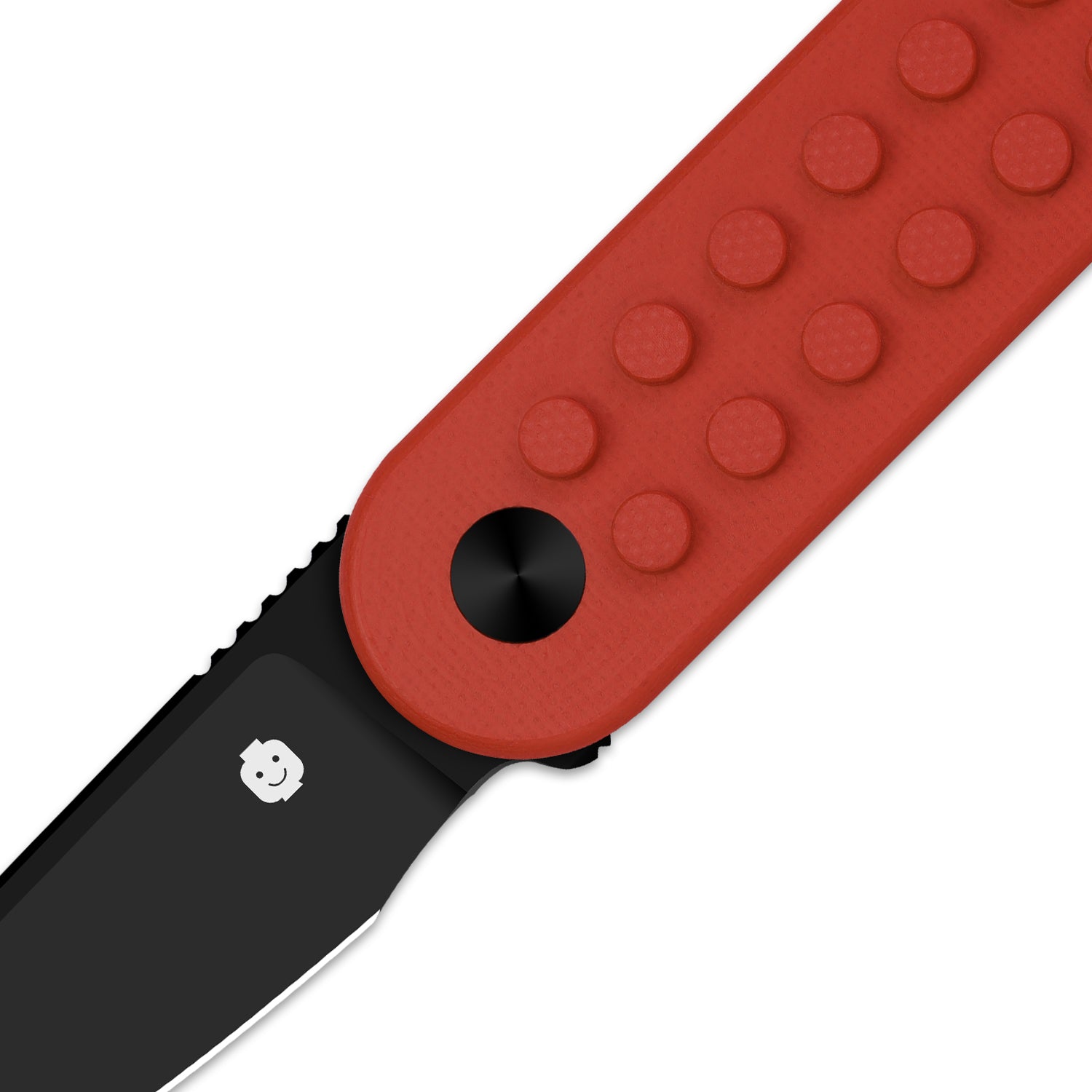 Mini Bay | 14C28N | Red Brick G10 Handle | KizerV™ 2583A4