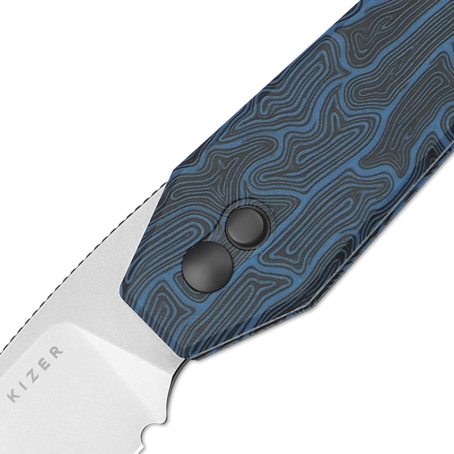 Tomb | Nitro-V | Damascus G10(BL & BK) | KizerV™ 3692A3