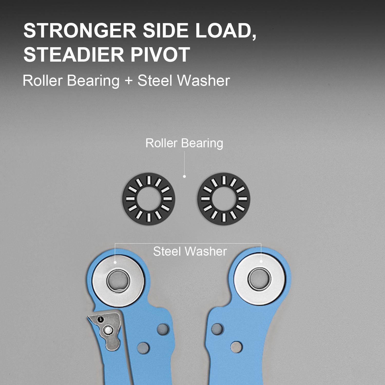 PIONEER | S35VN | Blue Canyon & Titanium | KizerB™ FK03A5