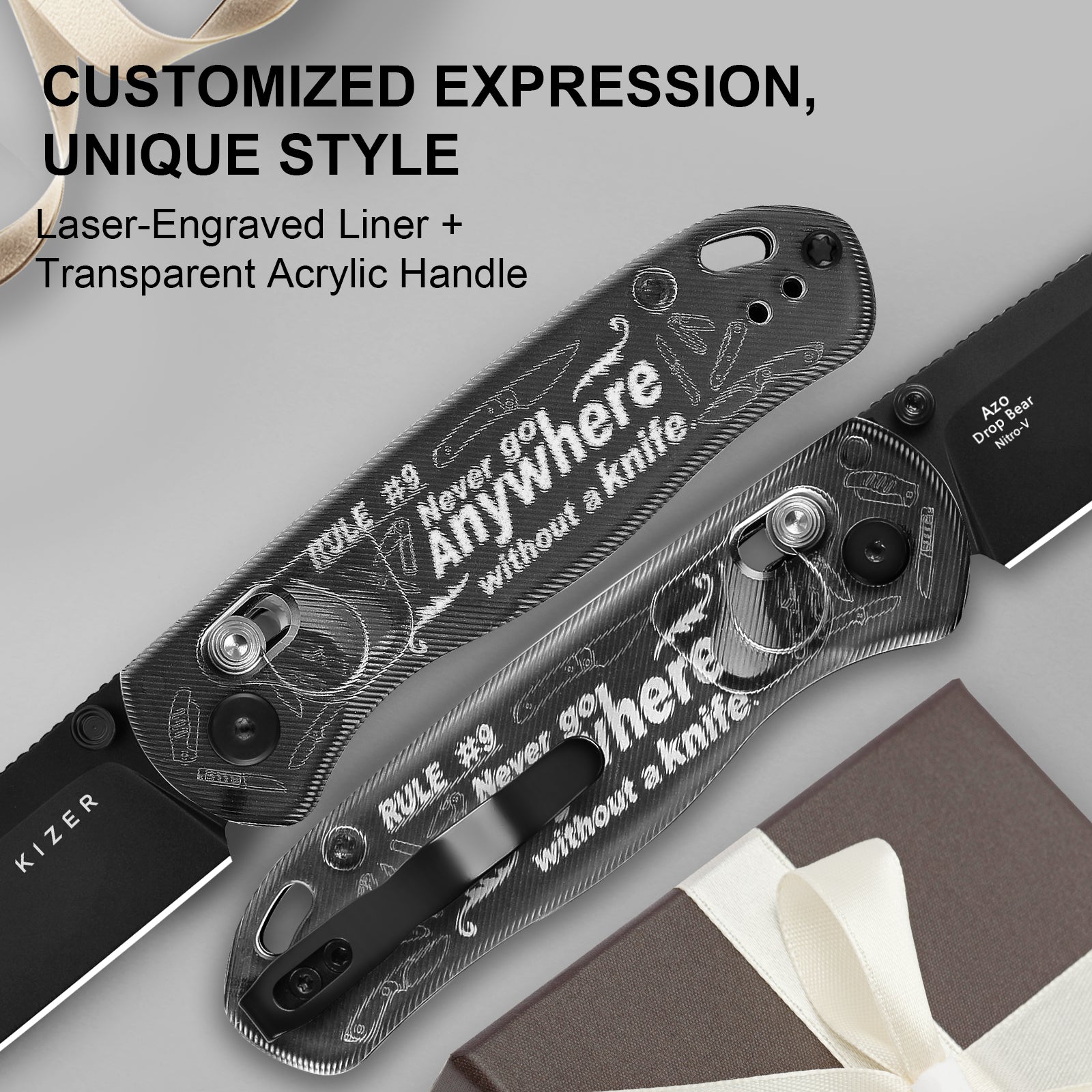 Drop Bear® | Kizer Clutch Lock™ | Nitro-V | Acrylic | KizerV™ 3619A14