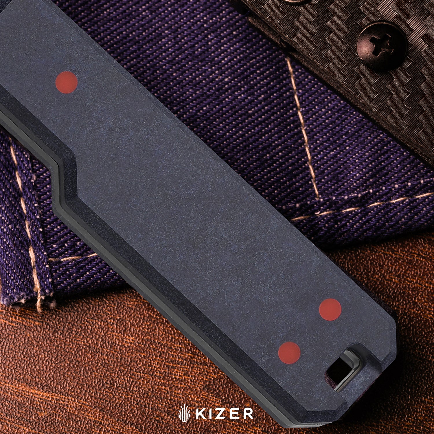 Abrams | Jordan Scolman's Design | Norplex UltreX™ Micarta & G10 | Spey Point | 14C28N | KizerV™ 1133A2