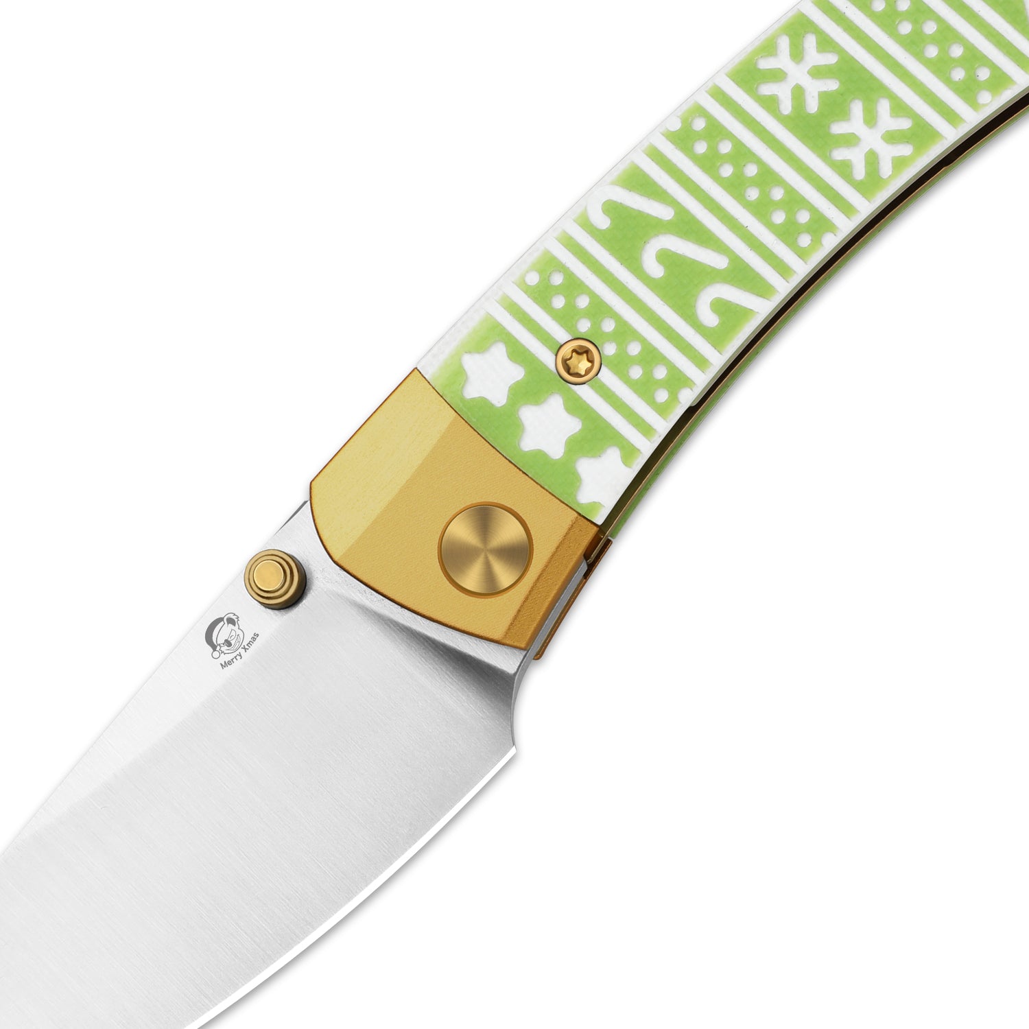 Christmas | Mini MoMo | S45VN | Aluminum &a G10 | KizerV™ 3663MC1 | Limited