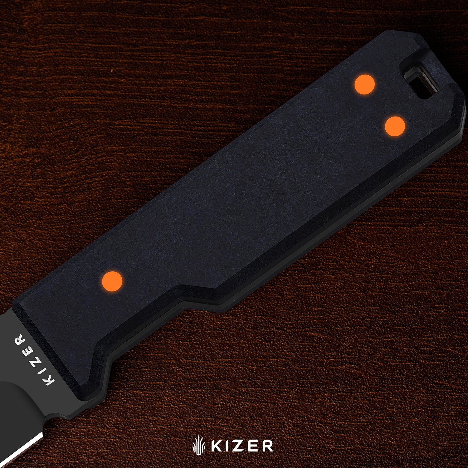 Abrams | Jordan Scolman's Design | Norplex UltreX™ Micarta & G10 | Spey Point | 14C28N | KizerV™ 1133A2