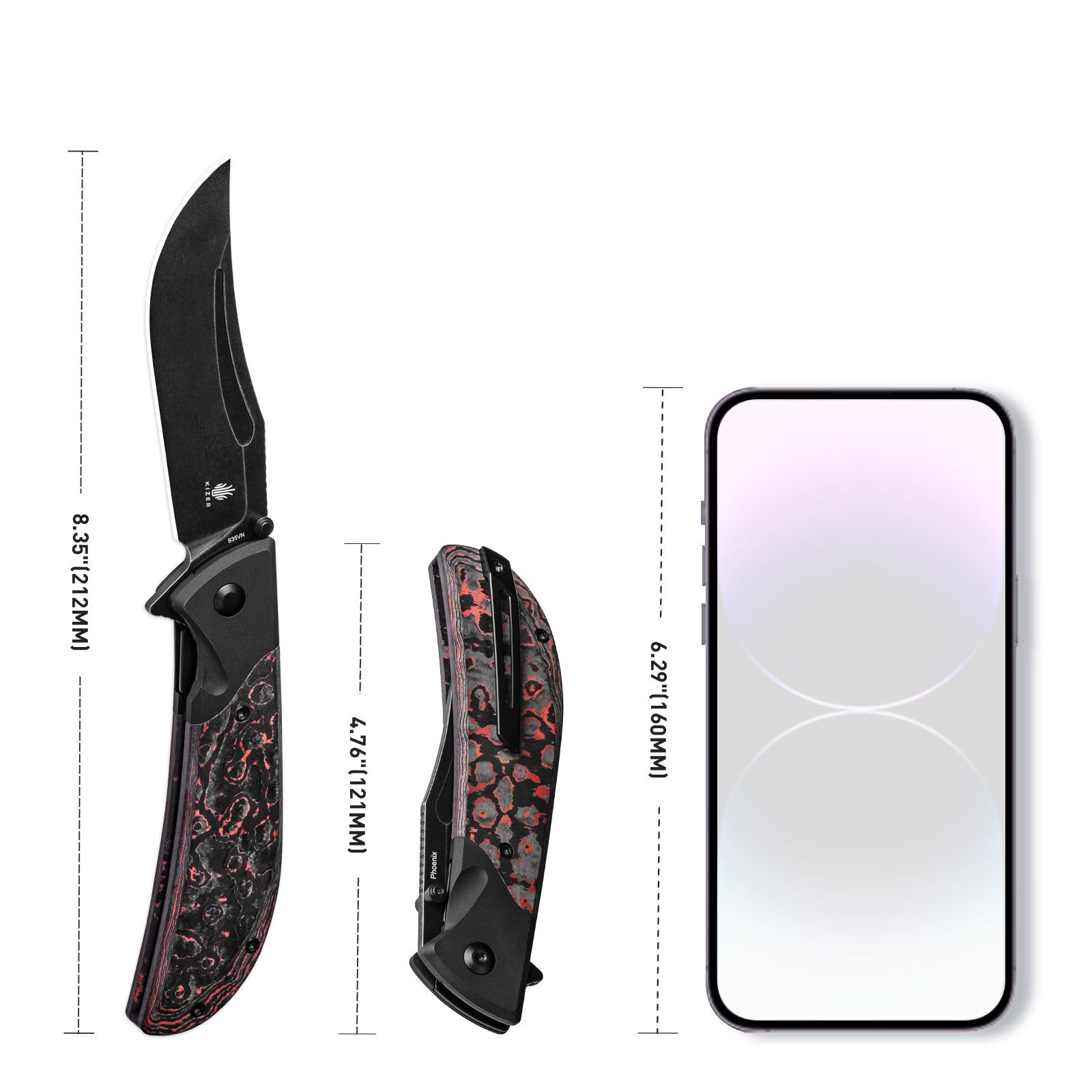 Phoenix | S35VN | Fatcarbon+Aluminium | Ki4647A1