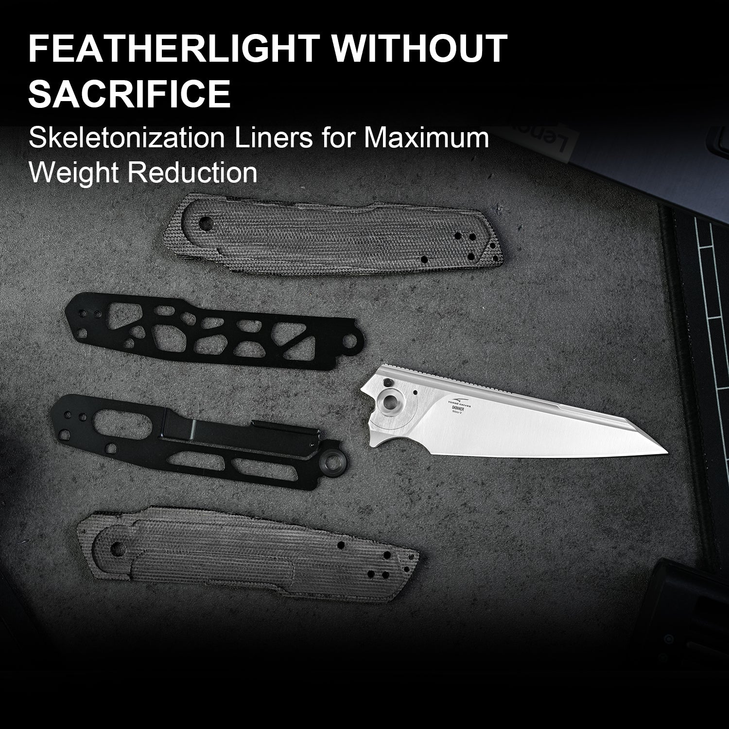 SKINNER | Nitro-V | Micarta | KizerV™ 3725A2